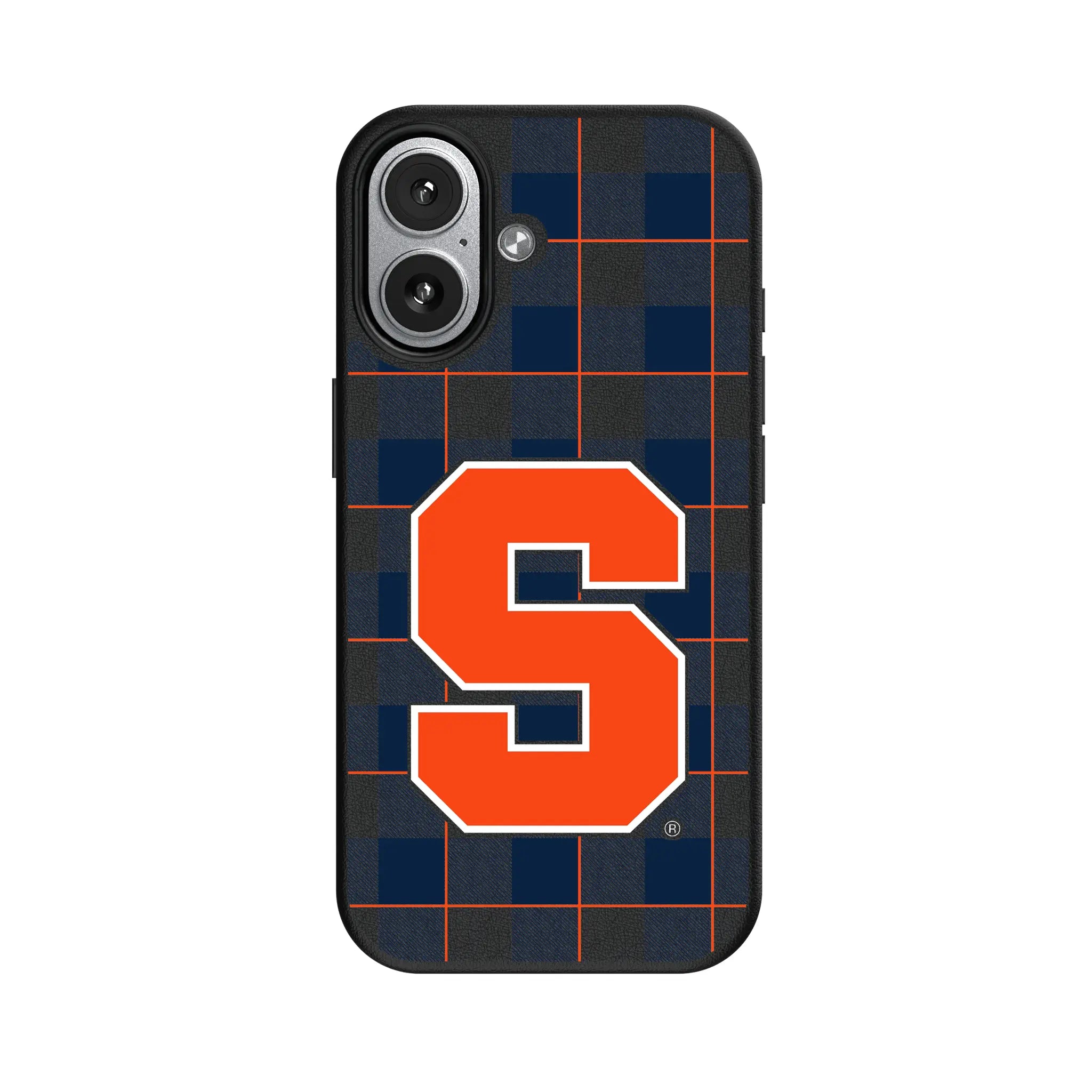 Syracuse University Orange Plaid iPhone MagSafe Compatible Phone Case for Apple iPhone#Device_iPhone 17