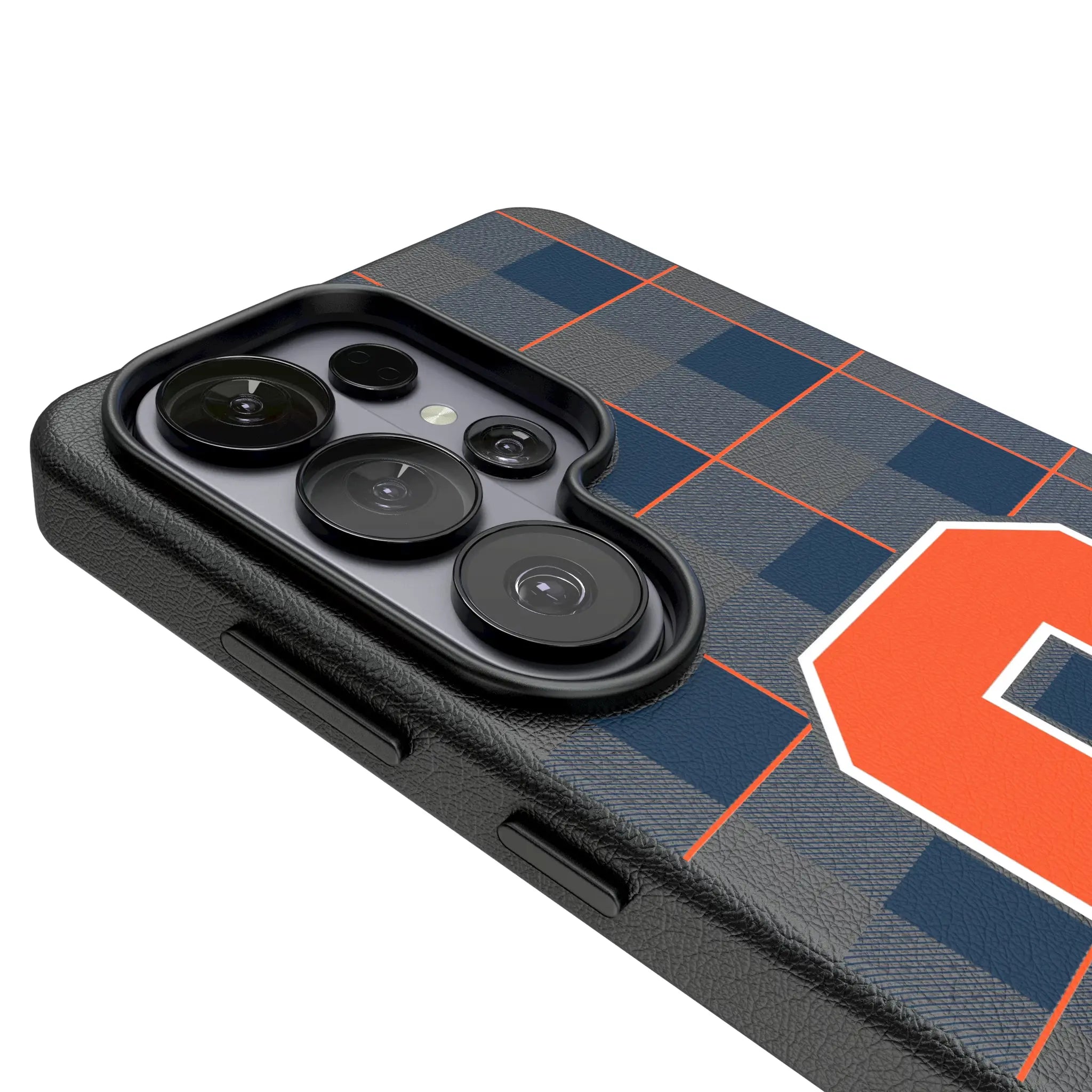 Syracuse University Orange Plaid Galaxy MagSafe Compatible Phone Case for Samsung Galaxy - Detail#Device_Galaxy S26 Ultra