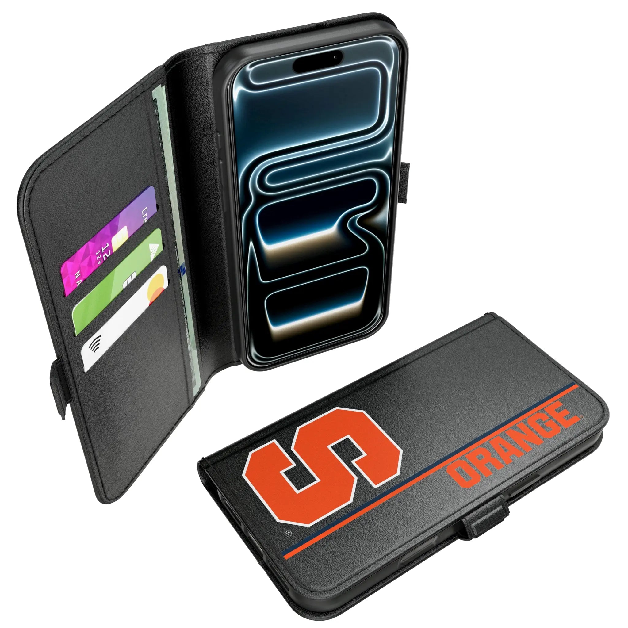 Syracuse University Orange Sidebar iPhone Folio Phone Case for Apple iPhone#Device_iPhone 17 Pro Max