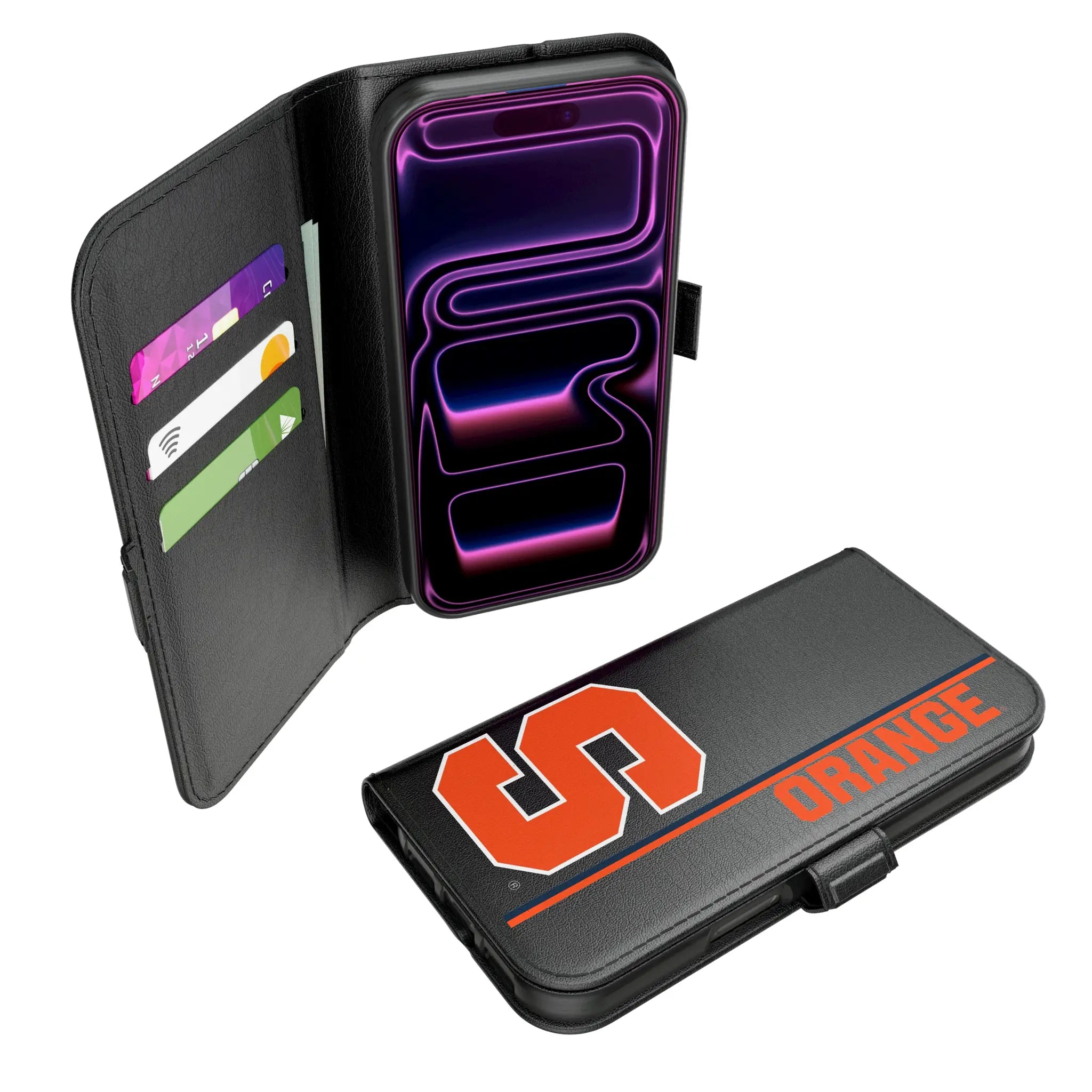 Syracuse University Orange Sidebar iPhone Folio Phone Case for Apple iPhone#Device_iPhone 17 Pro