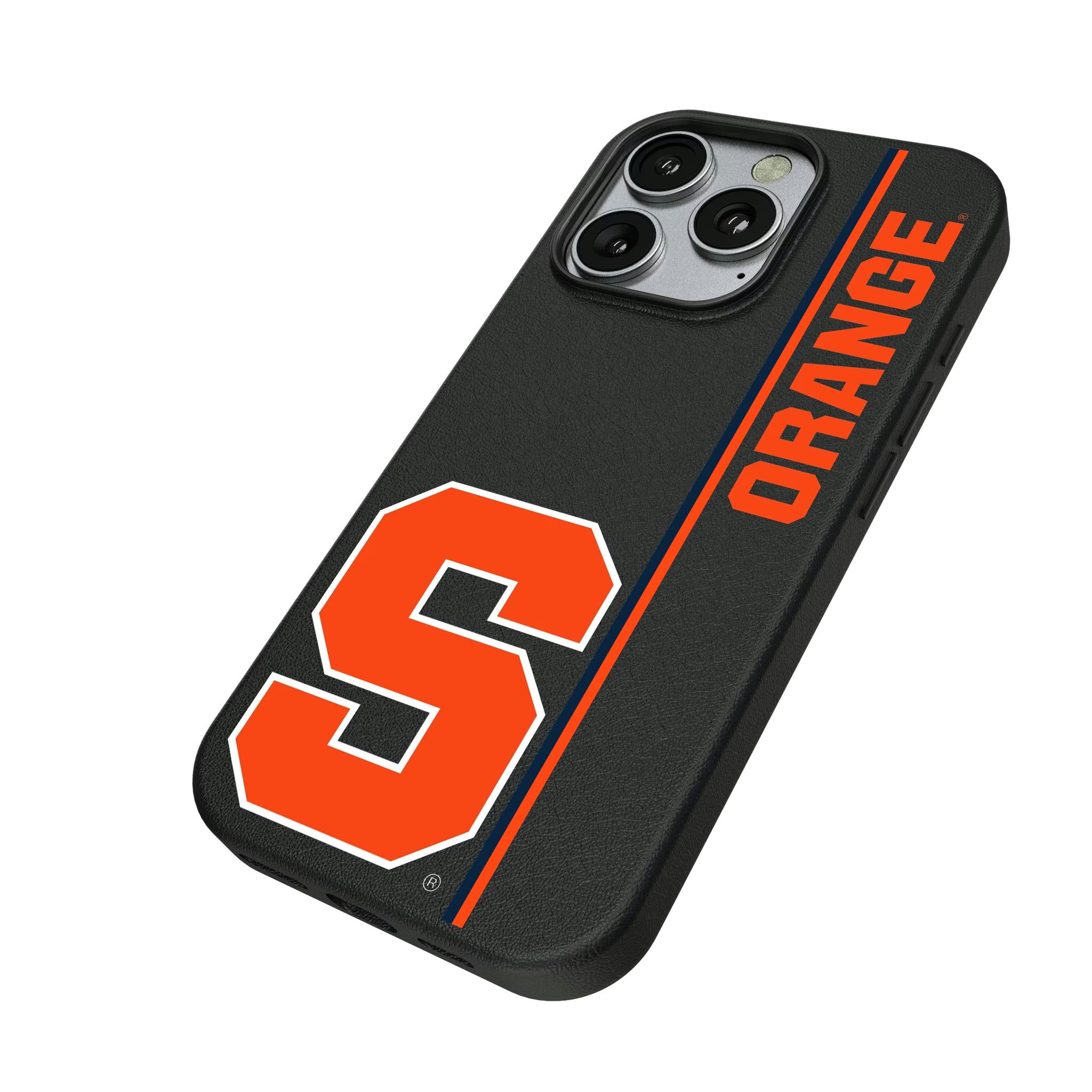 Syracuse University Orange Sidebar iPhone MagSafe Compatible Phone Case for Apple iPhone - Isometric View