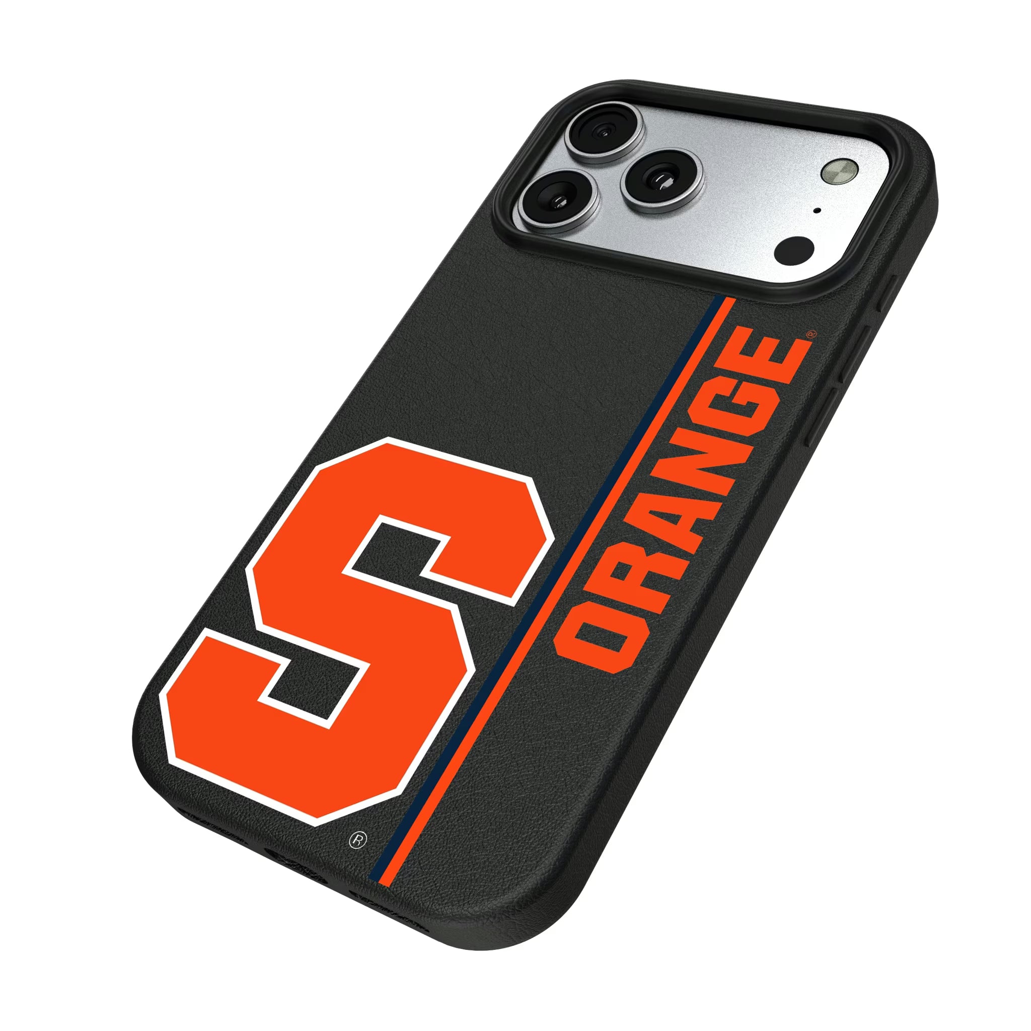 Syracuse University Orange Sidebar iPhone MagSafe Compatible Phone Case for Apple iPhone - Isometric View#Device_iPhone 17 Pro Max