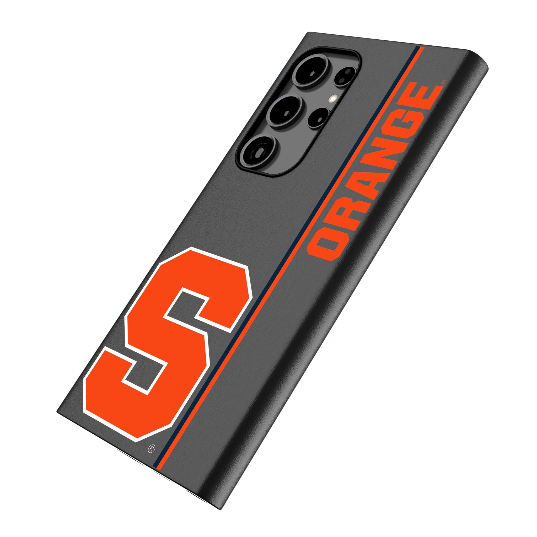 Syracuse University Orange Sidebar Galaxy MagSafe Compatible Phone Case for Samsung Galaxy - Isometric View