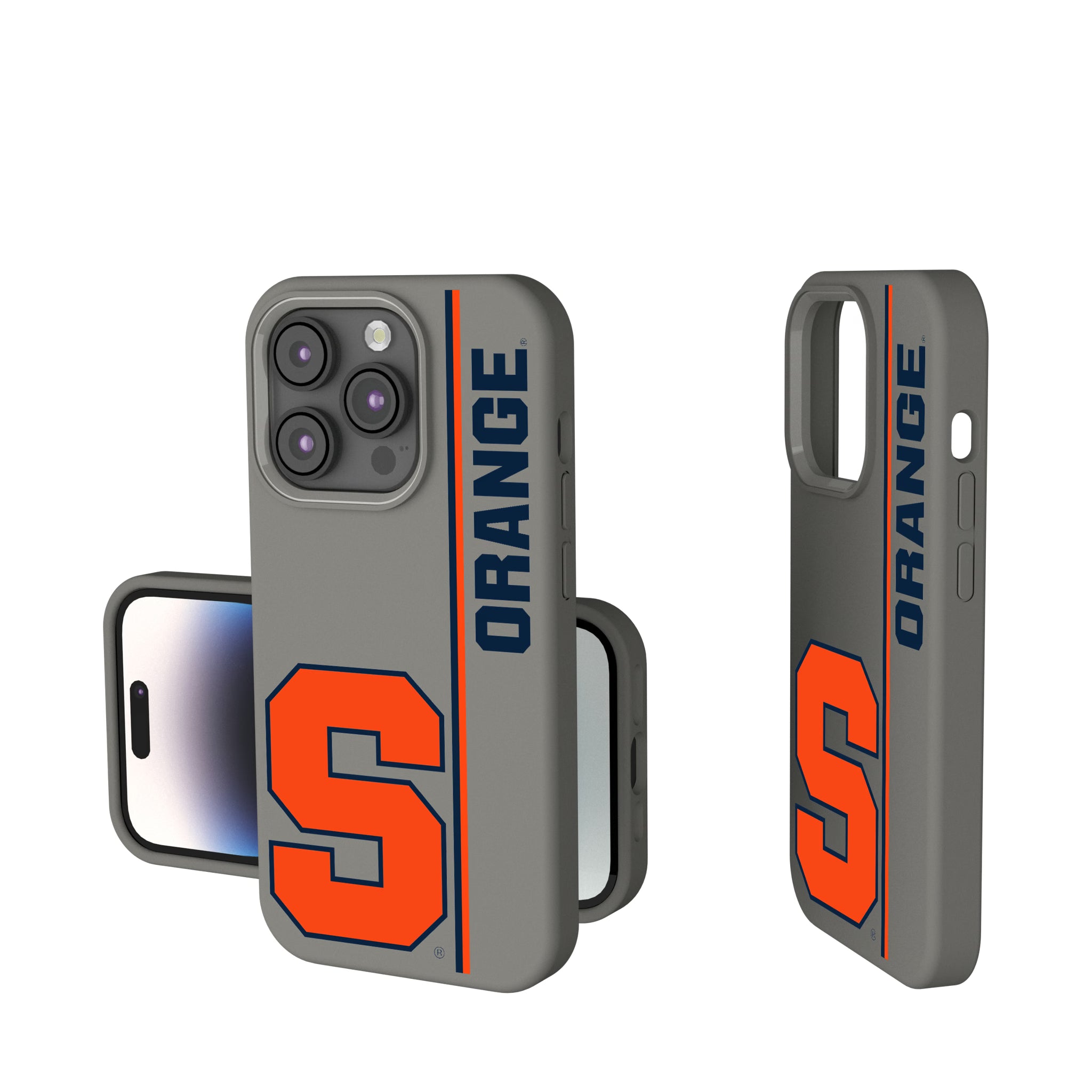 Syracuse University Orange Sidebar iPhone Soft Touch Phone Case for Apple iPhone