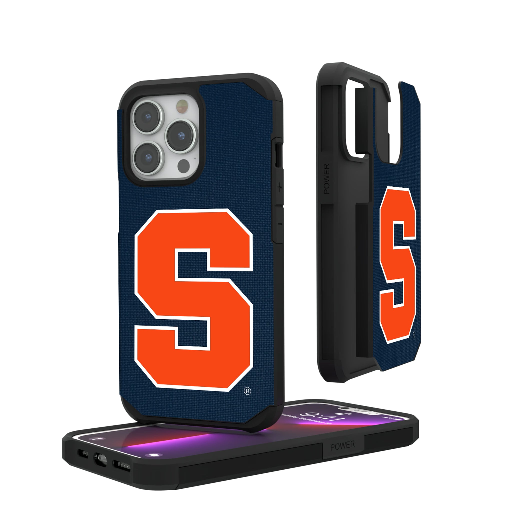 Syracuse University Orange Solid iPhone Rugged Phone Case for Apple iPhone