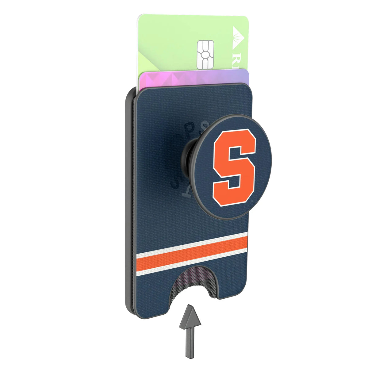 Syracuse University Orange Stripe Popsockets Wallet Magnetic - Detail