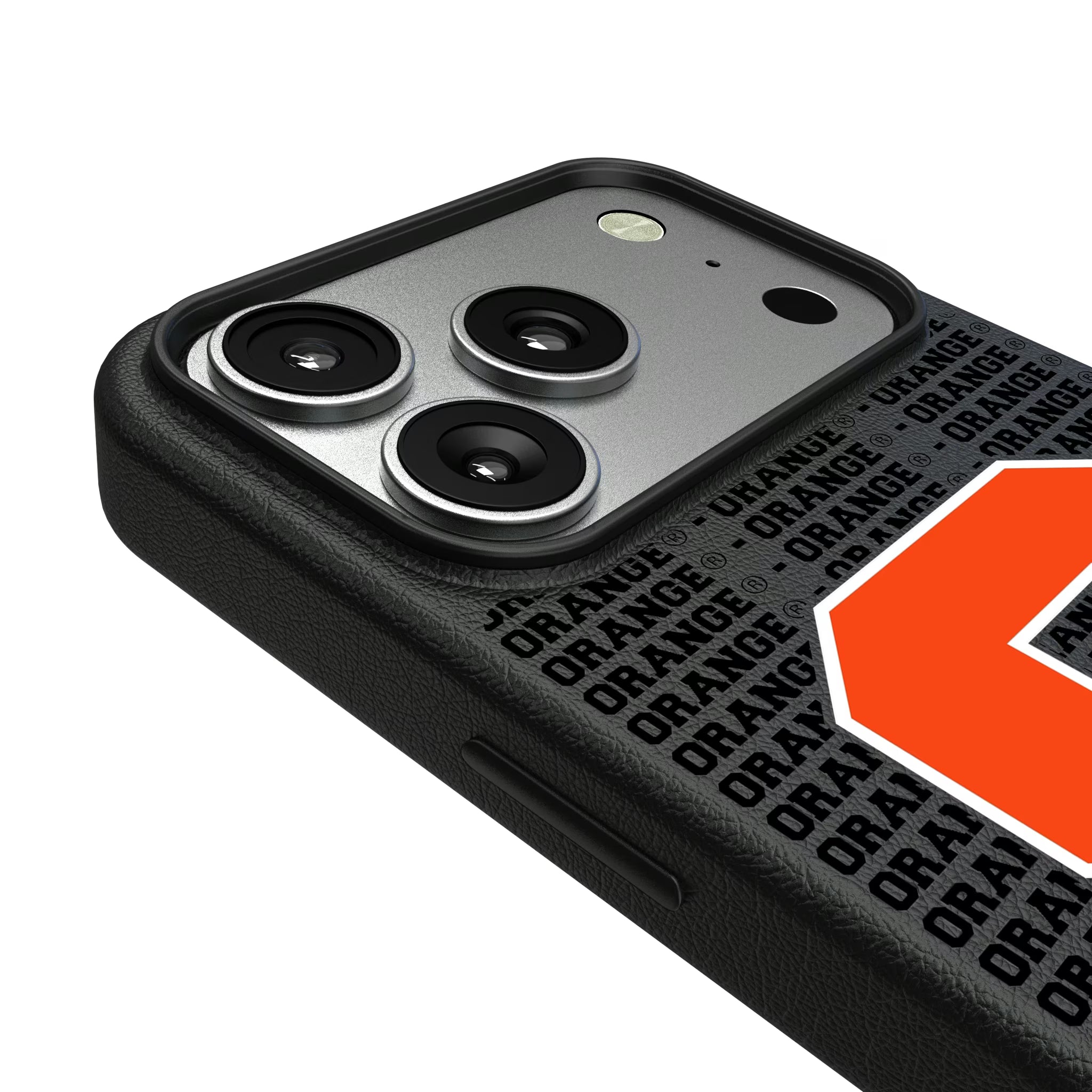 Syracuse University Orange Text Backdrop iPhone MagSafe Compatible Phone Case for Apple iPhone - Detail#Device_iPhone 17 Pro