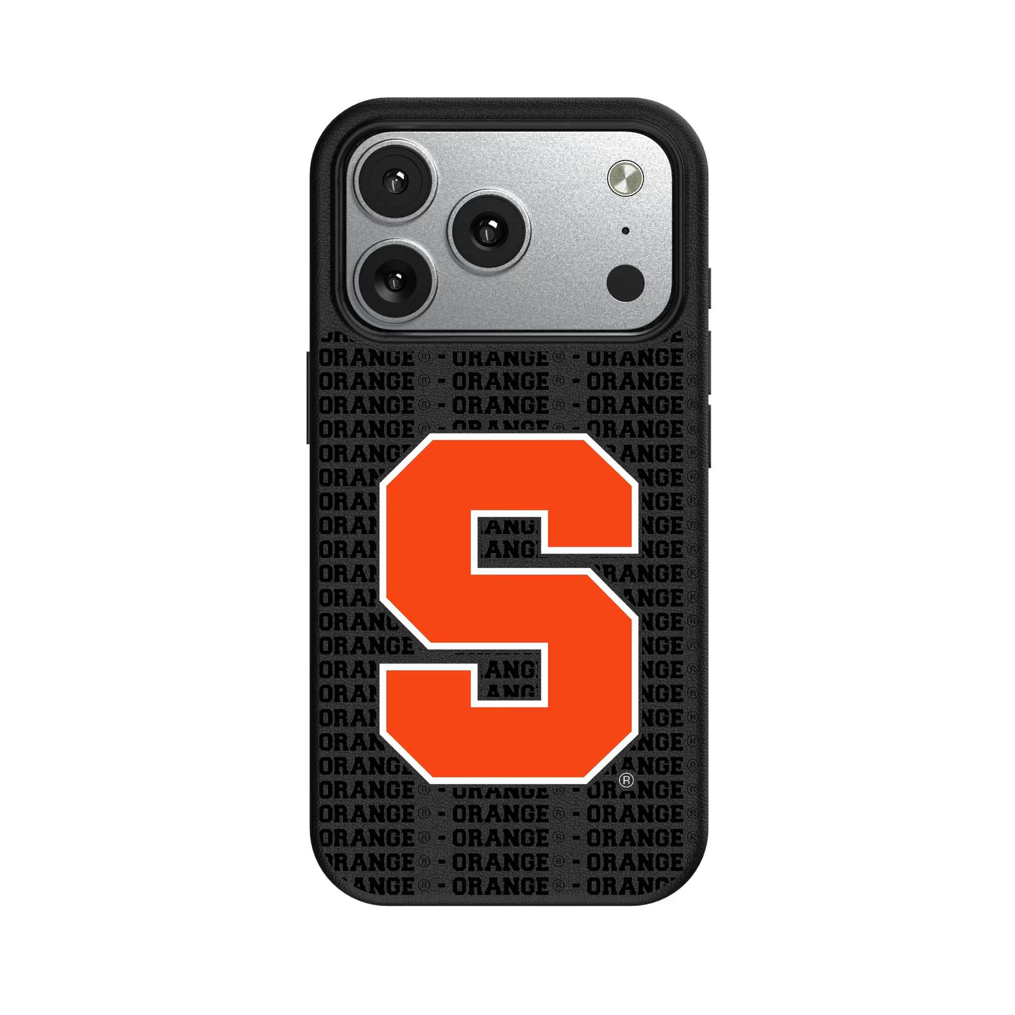 Syracuse University Orange Text Backdrop iPhone MagSafe Compatible Phone Case for Apple iPhone#Device_iPhone 17 Pro