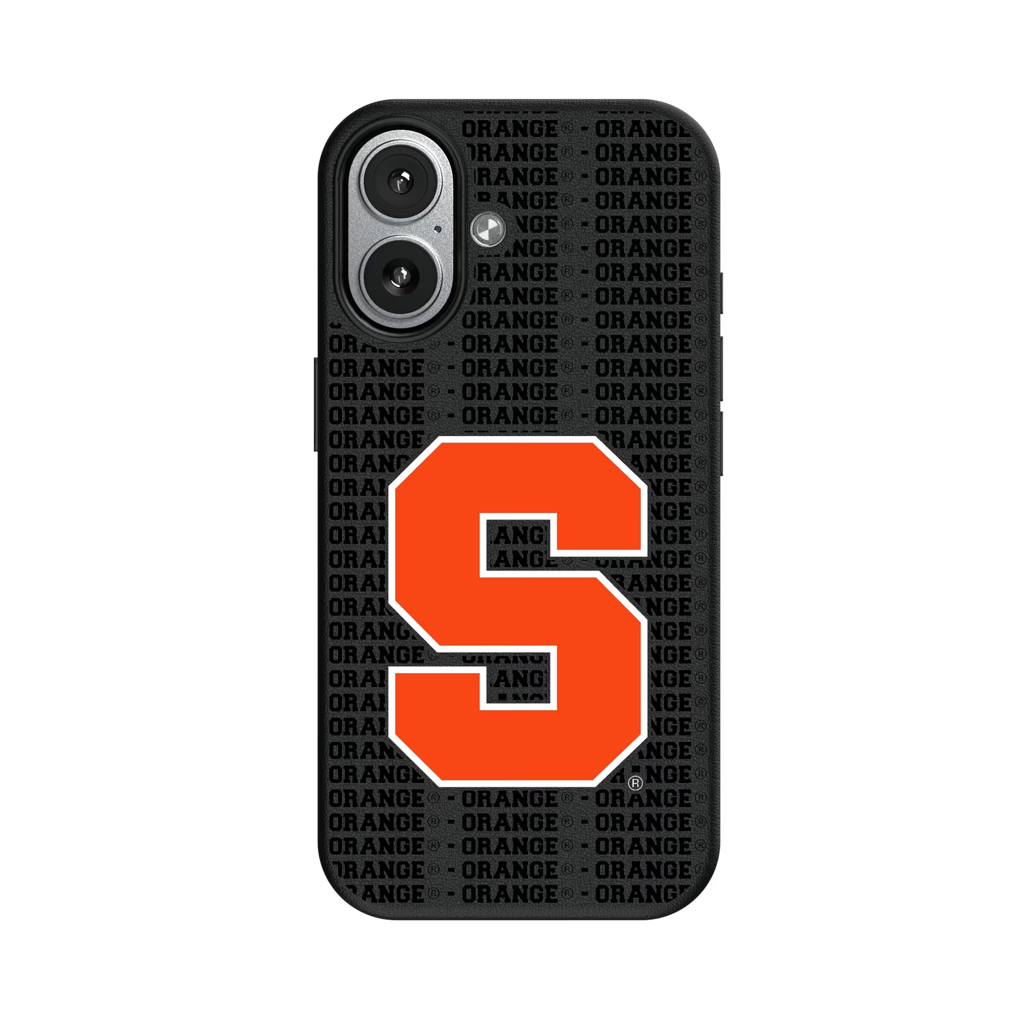 Syracuse University Orange Text Backdrop iPhone MagSafe Compatible Phone Case for Apple iPhone#Device_iPhone 17