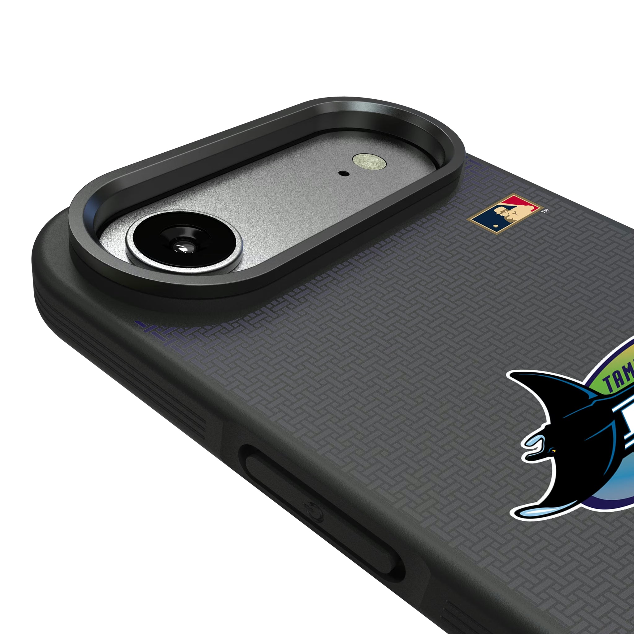 Tampa Bay 1998-2000 - Cooperstown Collection Linen iPhone Bump Phone Case for Apple iPhone - Detail#Device_iPhone Air
