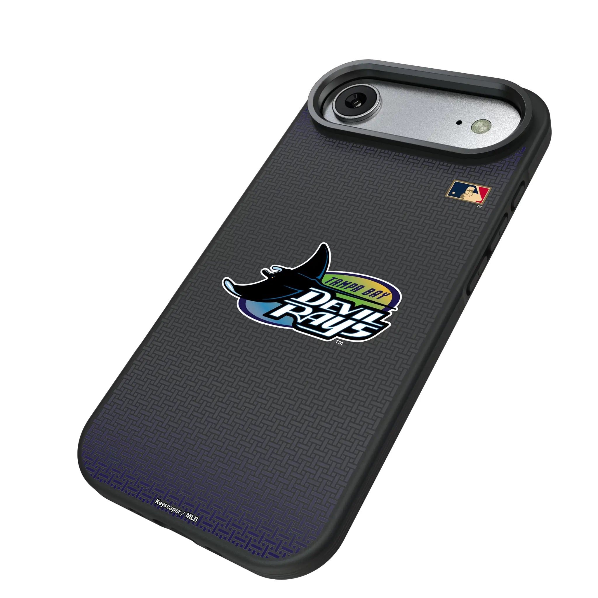 Tampa Bay 1998-2000 - Cooperstown Collection Linen iPhone Bump Phone Case for Apple iPhone - Isometric View#Device_iPhone Air