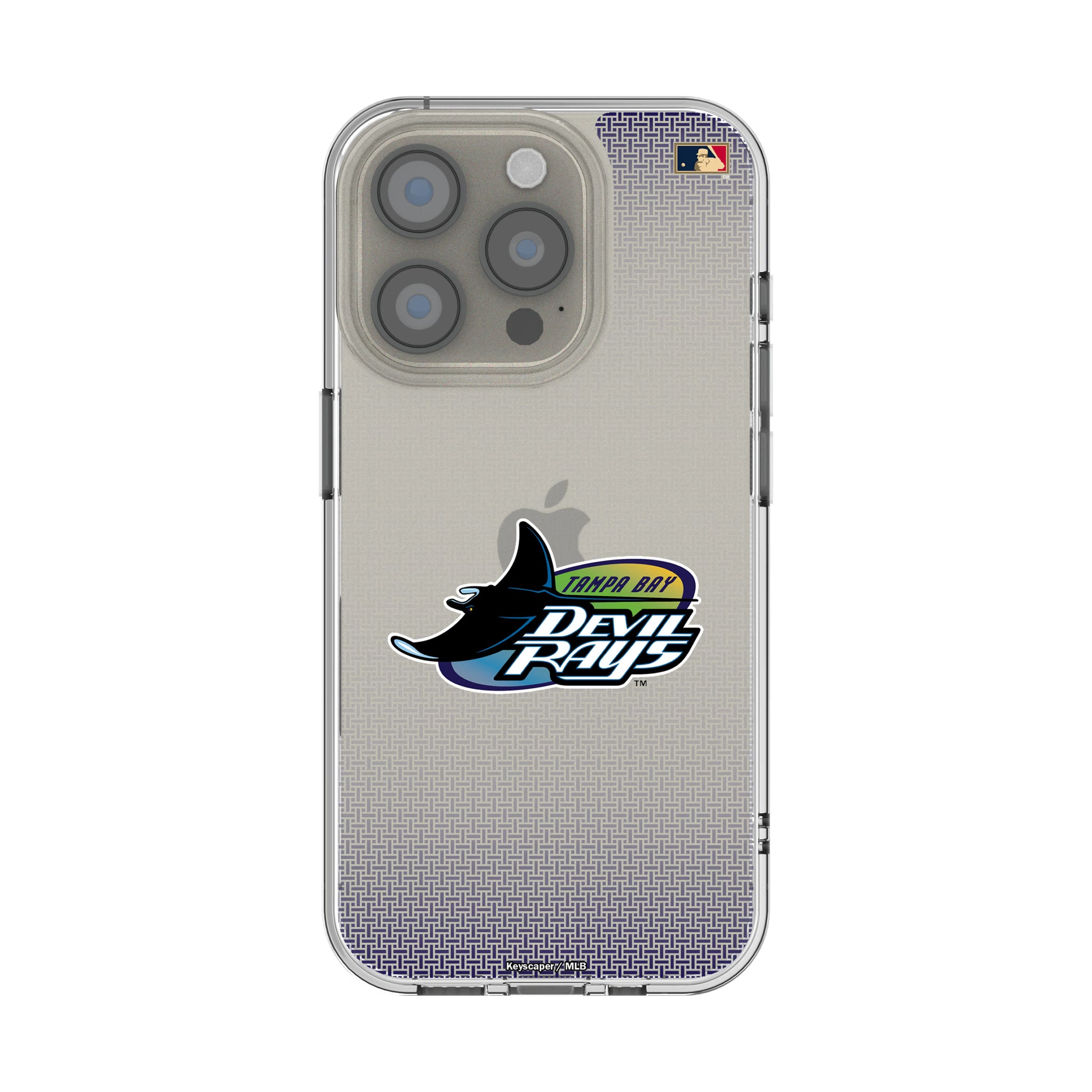 Tampa Bay 1998-2000 - Cooperstown Collection Linen iPhone Clear Phone Case for Apple iPhone