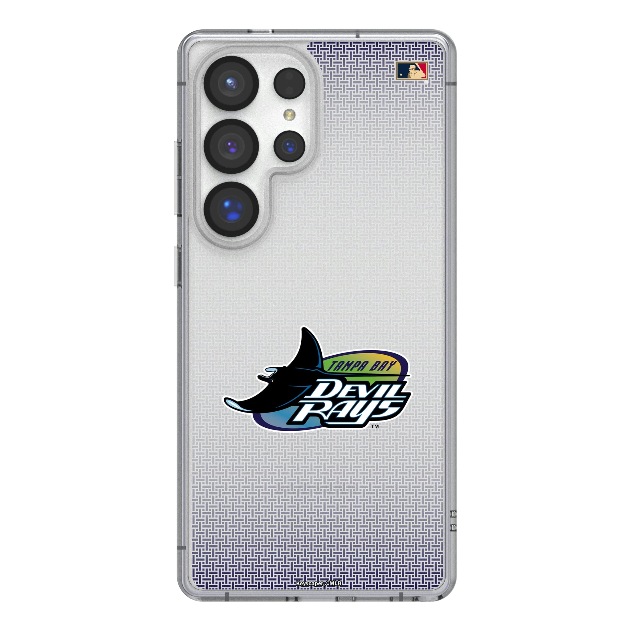 Tampa Bay 1998-2000 - Cooperstown Collection Linen Galaxy Clear Phone Case for Samsung Galaxy