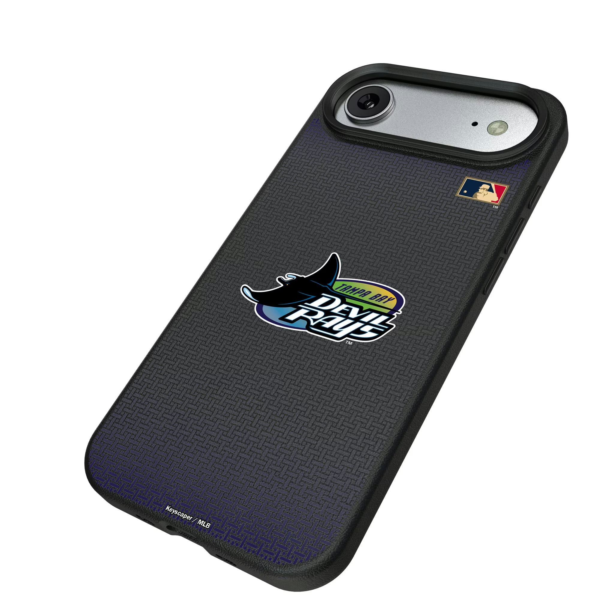 Tampa Bay 1998-2000 - Cooperstown Collection Linen iPhone MagSafe Compatible Phone Case for Apple iPhone - Isometric View#Device_iPhone Air