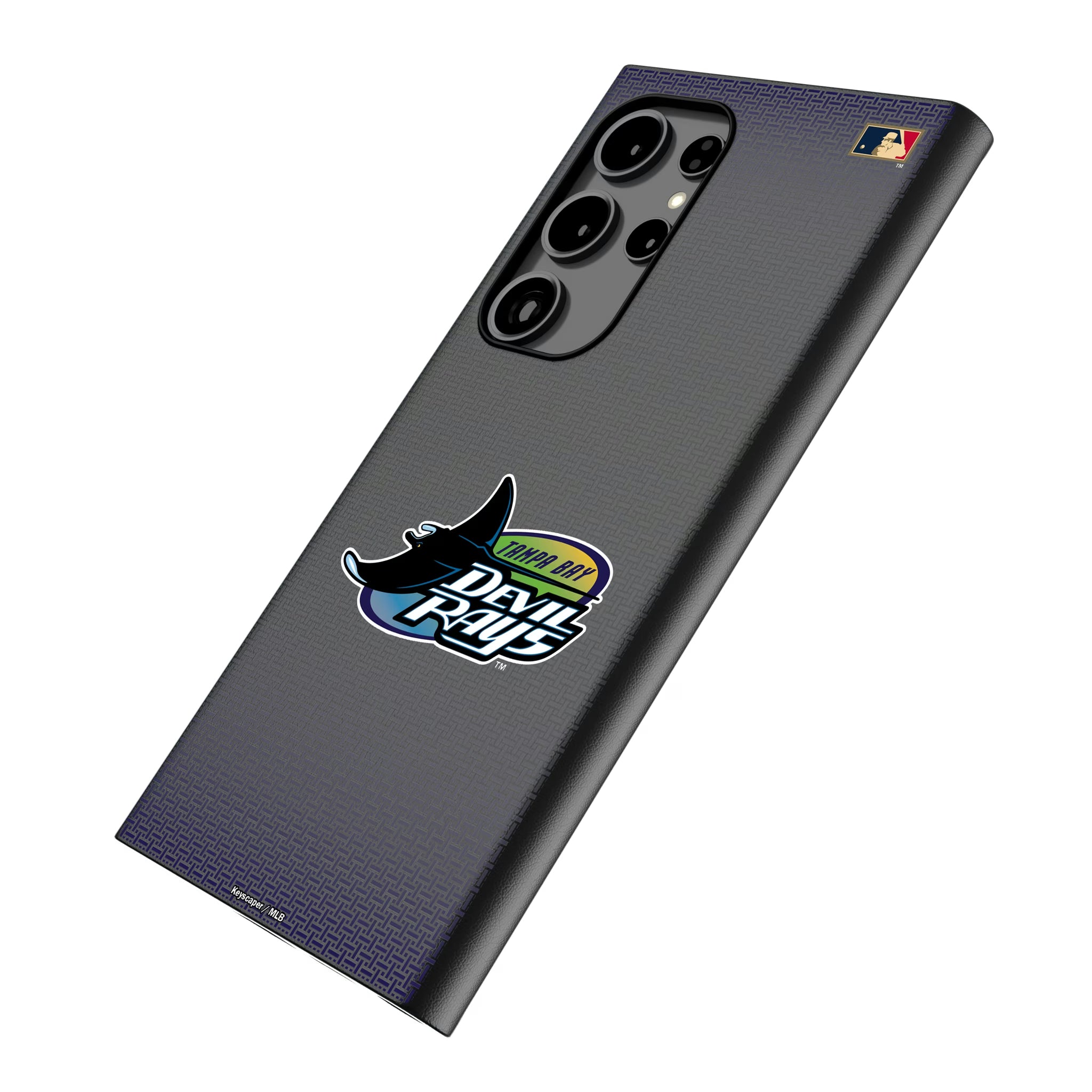 Tampa Bay 1998-2000 - Cooperstown Collection Linen Galaxy MagSafe Compatible Phone Case for Samsung Galaxy - Isometric View