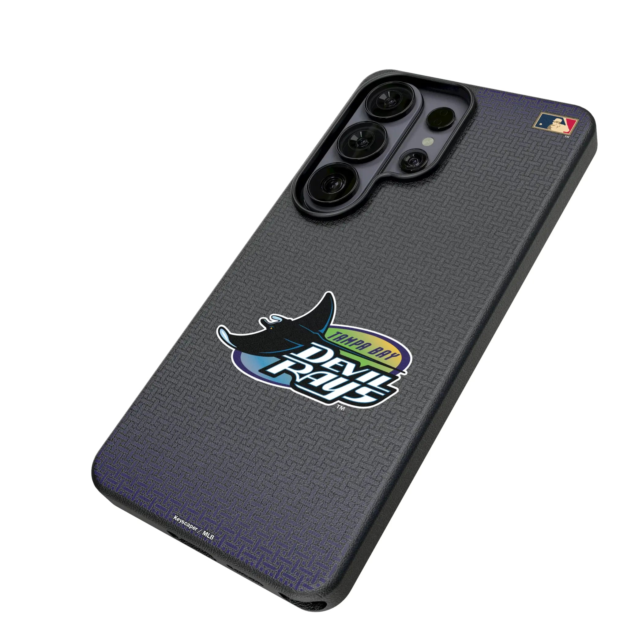 Tampa Bay 1998-2000 - Cooperstown Collection Linen Galaxy MagSafe Compatible Phone Case for Samsung Galaxy - Isometric View#Device_Galaxy S26 Ultra