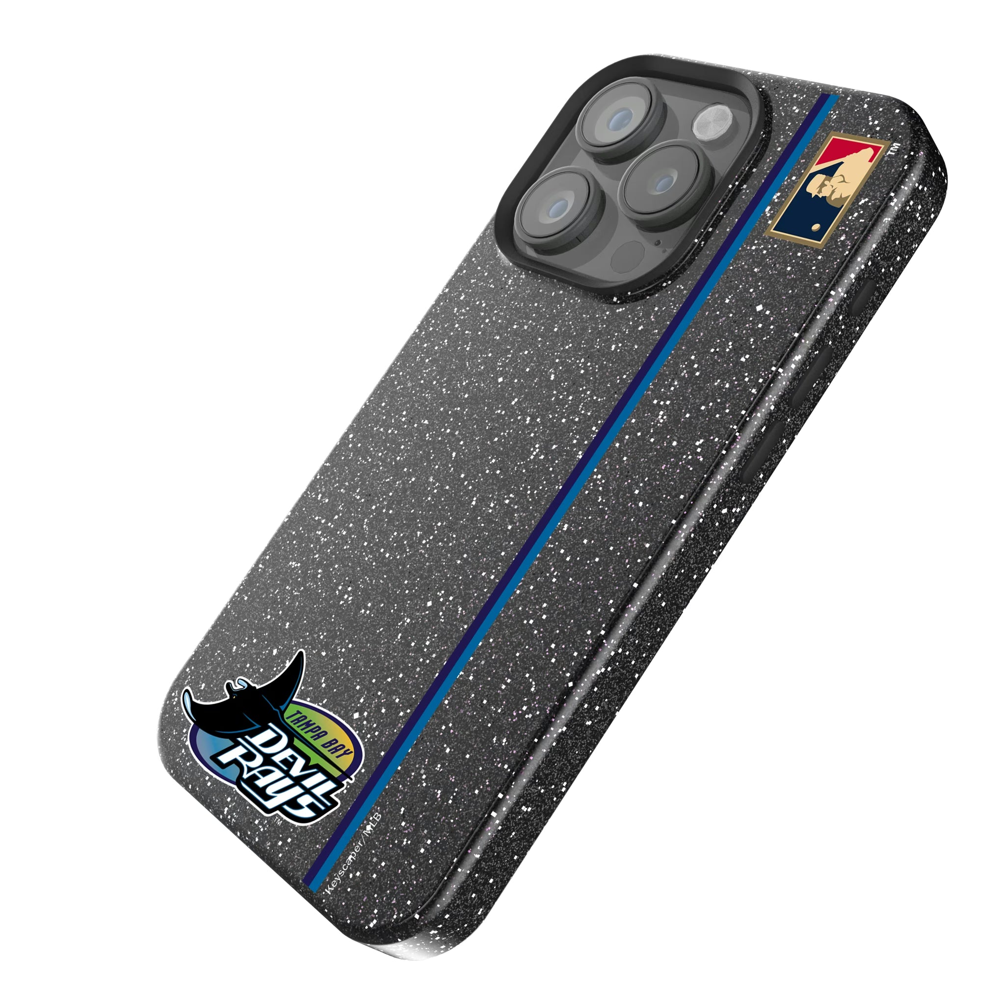 Tampa Bay 1998-2000 - Cooperstown Collection Sidebar iPhone Bling Phone Case for Apple iPhone - Isometric View