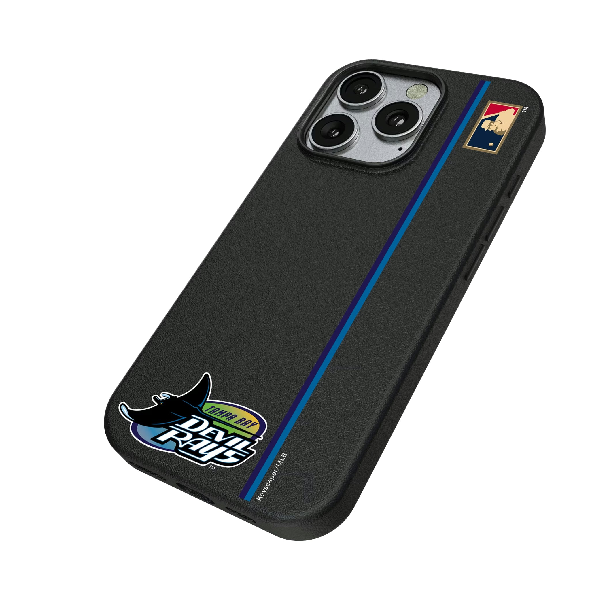 Tampa Bay 1998-2000 - Cooperstown Collection Sidebar iPhone MagSafe Compatible Phone Case for Apple iPhone - Isometric View