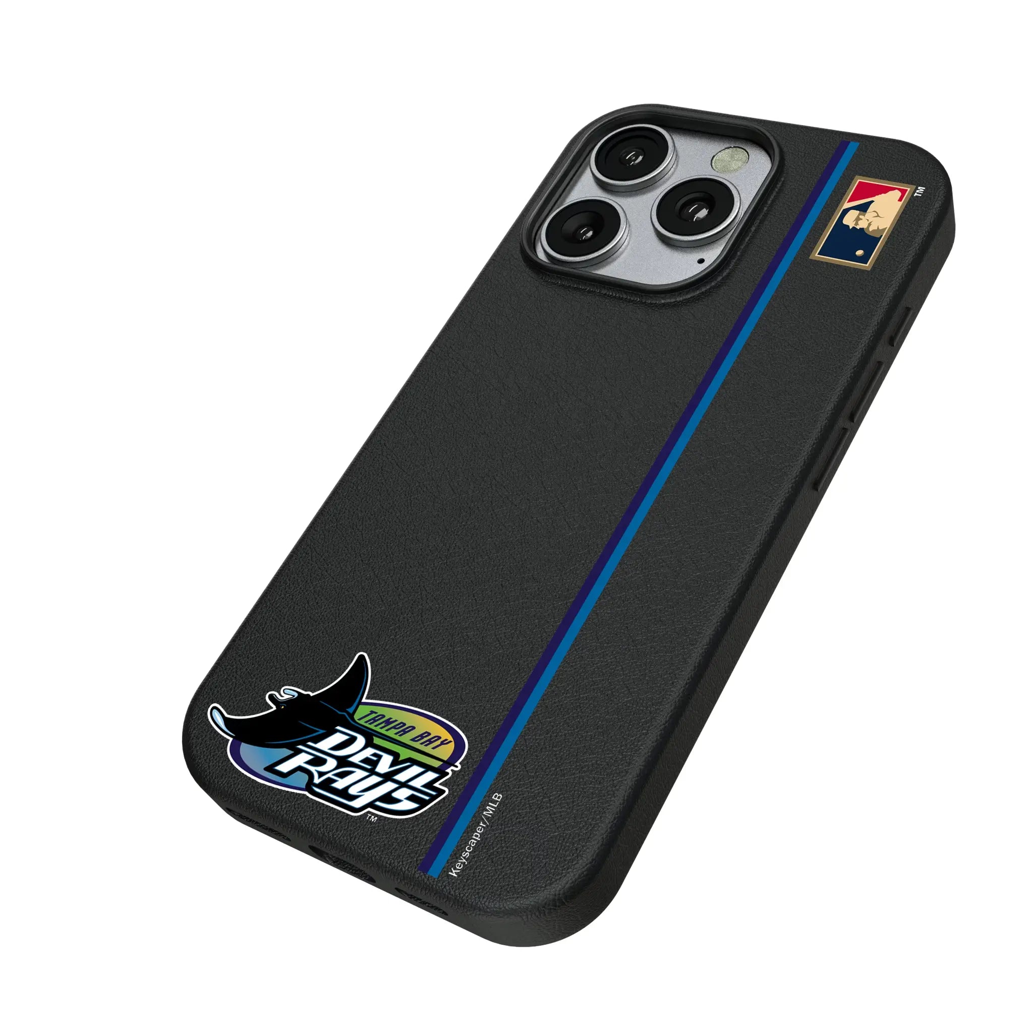 Tampa Bay 1998-2000 - Cooperstown Collection Sidebar iPhone MagSafe Compatible Phone Case for Apple iPhone - Isometric View