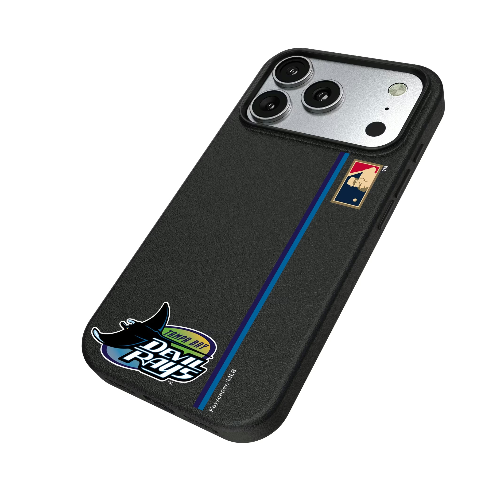 Tampa Bay 1998-2000 - Cooperstown Collection Sidebar iPhone MagSafe Compatible Phone Case for Apple iPhone - Isometric View#Device_iPhone 17 Pro