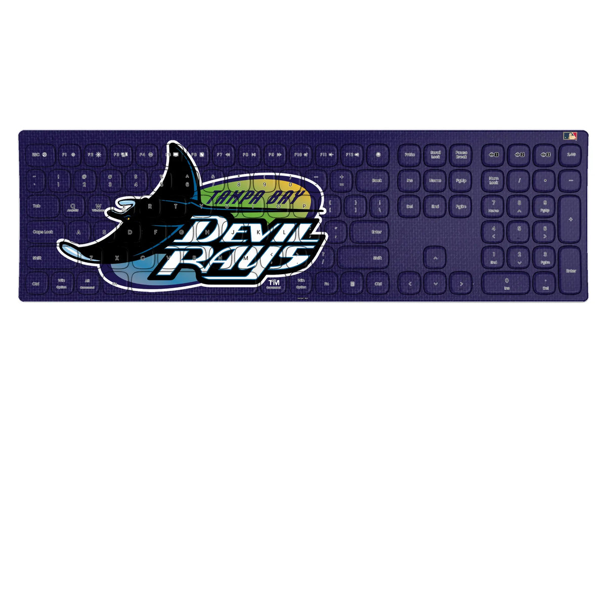 Tampa Bay 1998-2000 - Cooperstown Collection Solid KKB605 Curved Wireless Keyboard