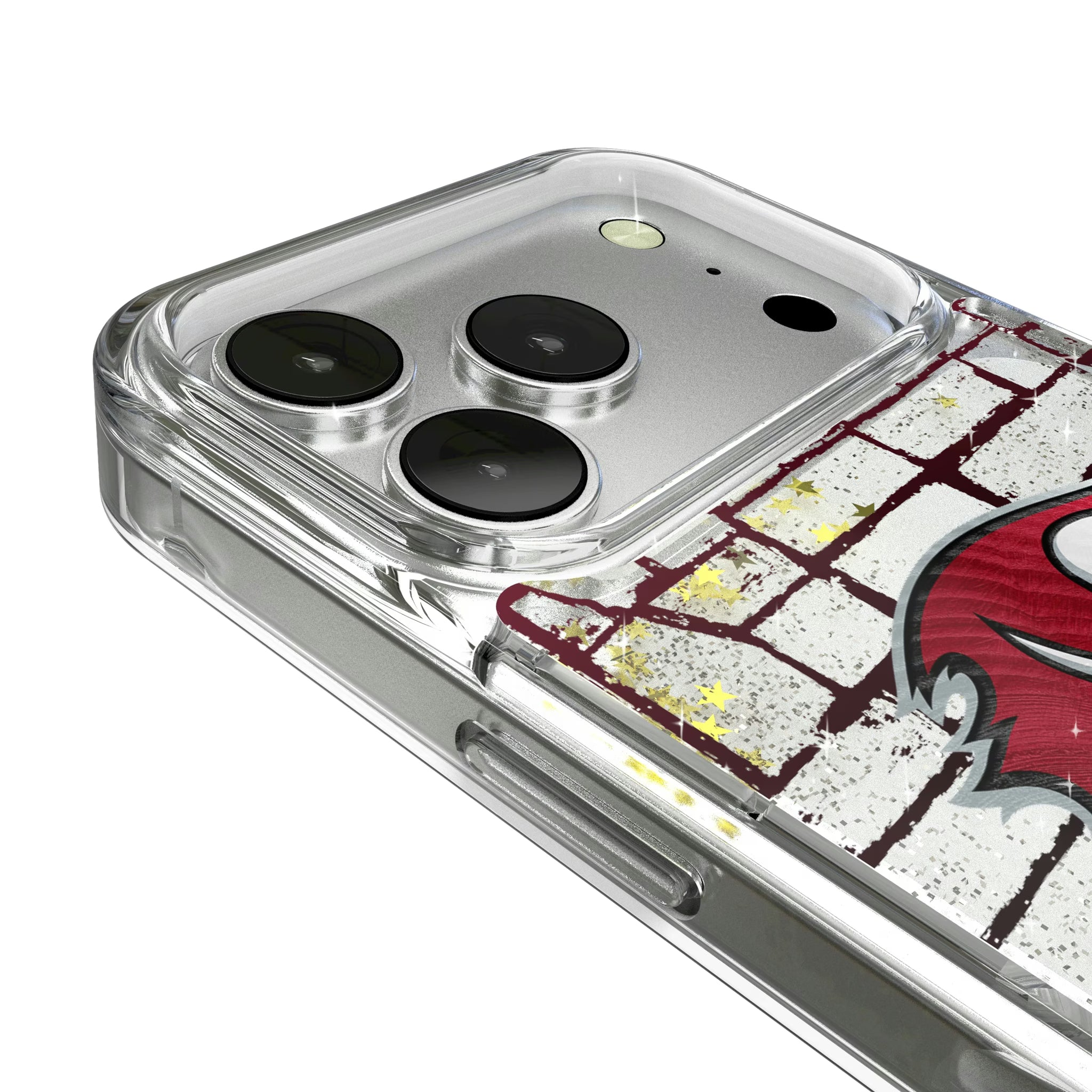 Tampa Bay Buccaneers Brick iPhone Glitter Phone Case for Apple iPhone - Detail