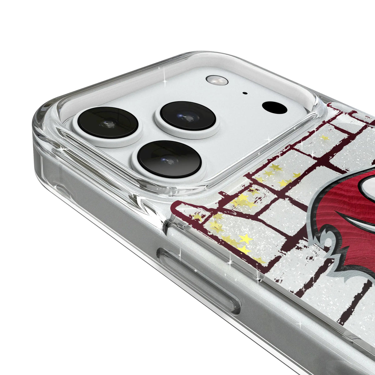 Tampa Bay Buccaneers Brick iPhone Glitter Phone Case for Apple iPhone - Detail#Device_iPhone 18 Pro