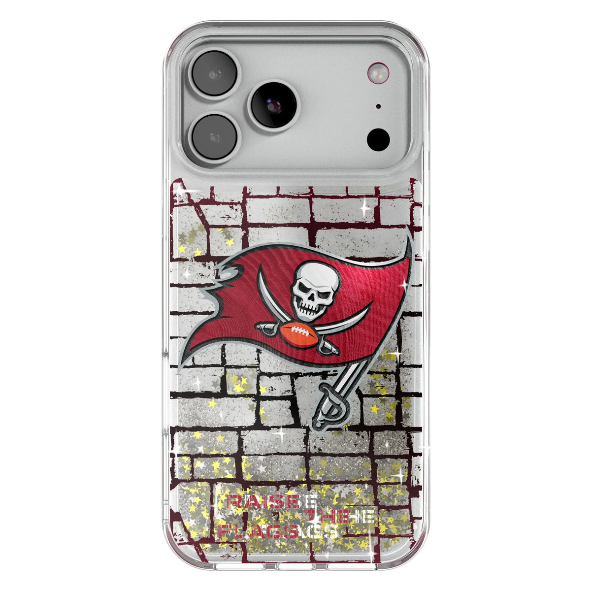 Tampa Bay Buccaneers Brick Glitter Phone Case for Apple iPhone
