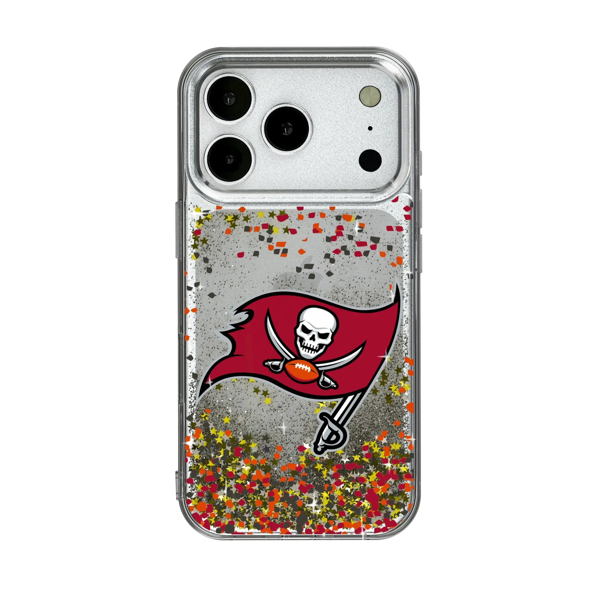 Tampa Bay Buccaneers Confetti iPhone Glitter Phone Case for Apple iPhone