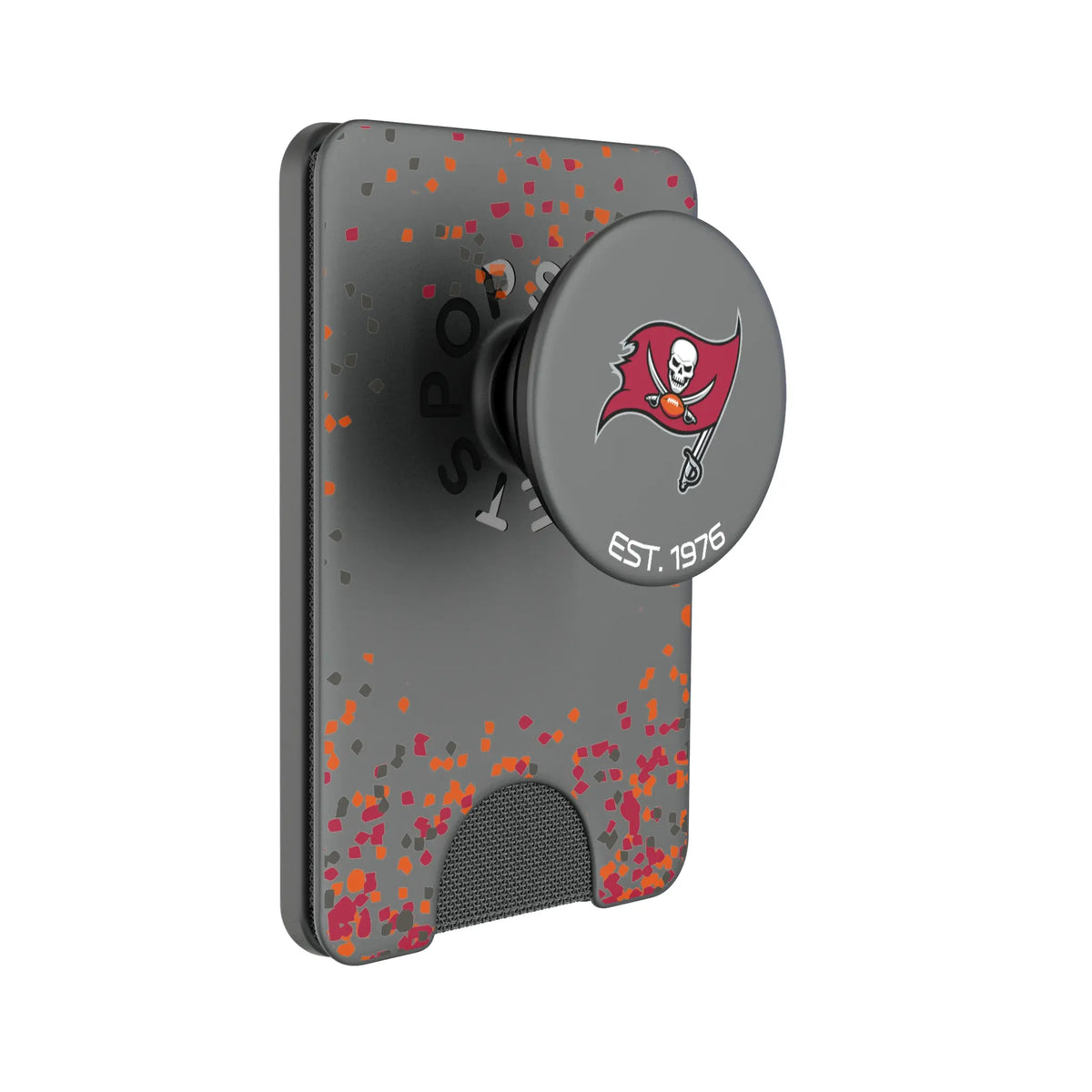 Tampa Bay Buccaneers Confetti Popsockets Wallet Magnetic