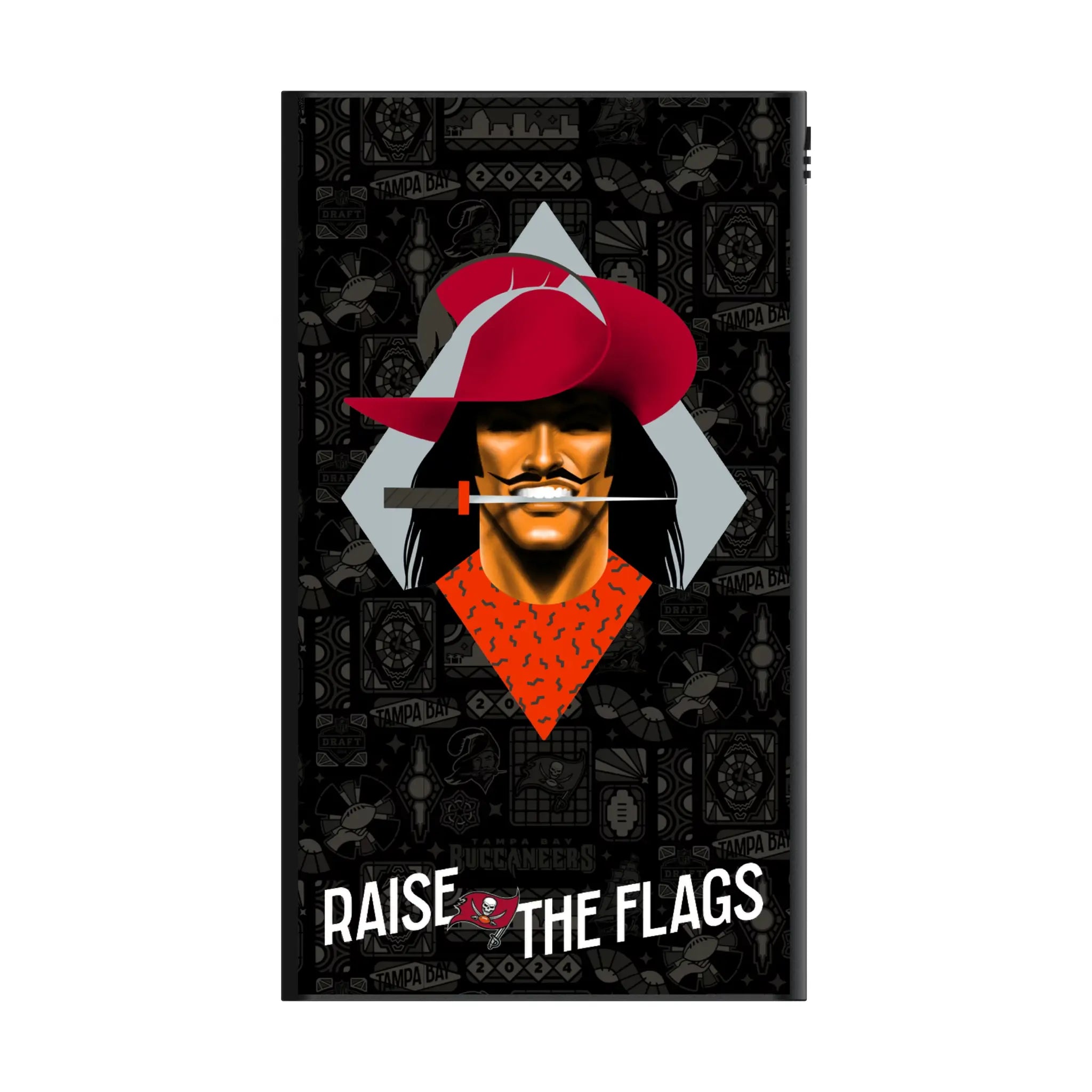 Tampa Bay Buccaneers Deco 5000mAh Flat Power Bank