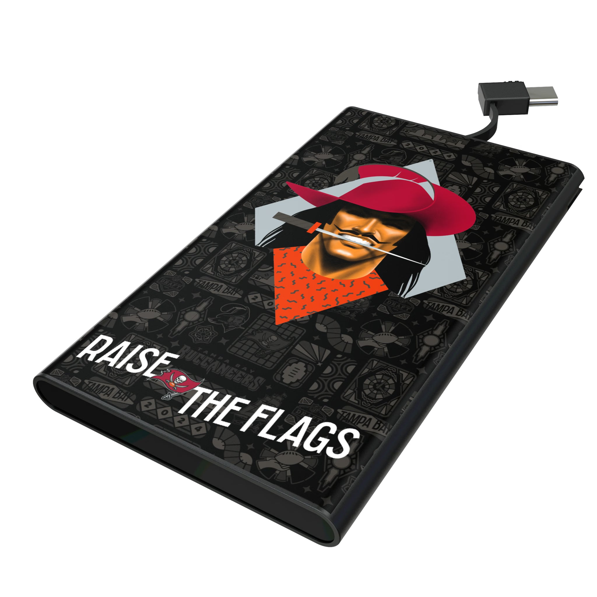 Tampa Bay Buccaneers Deco 5000mAh Flat Powerbank