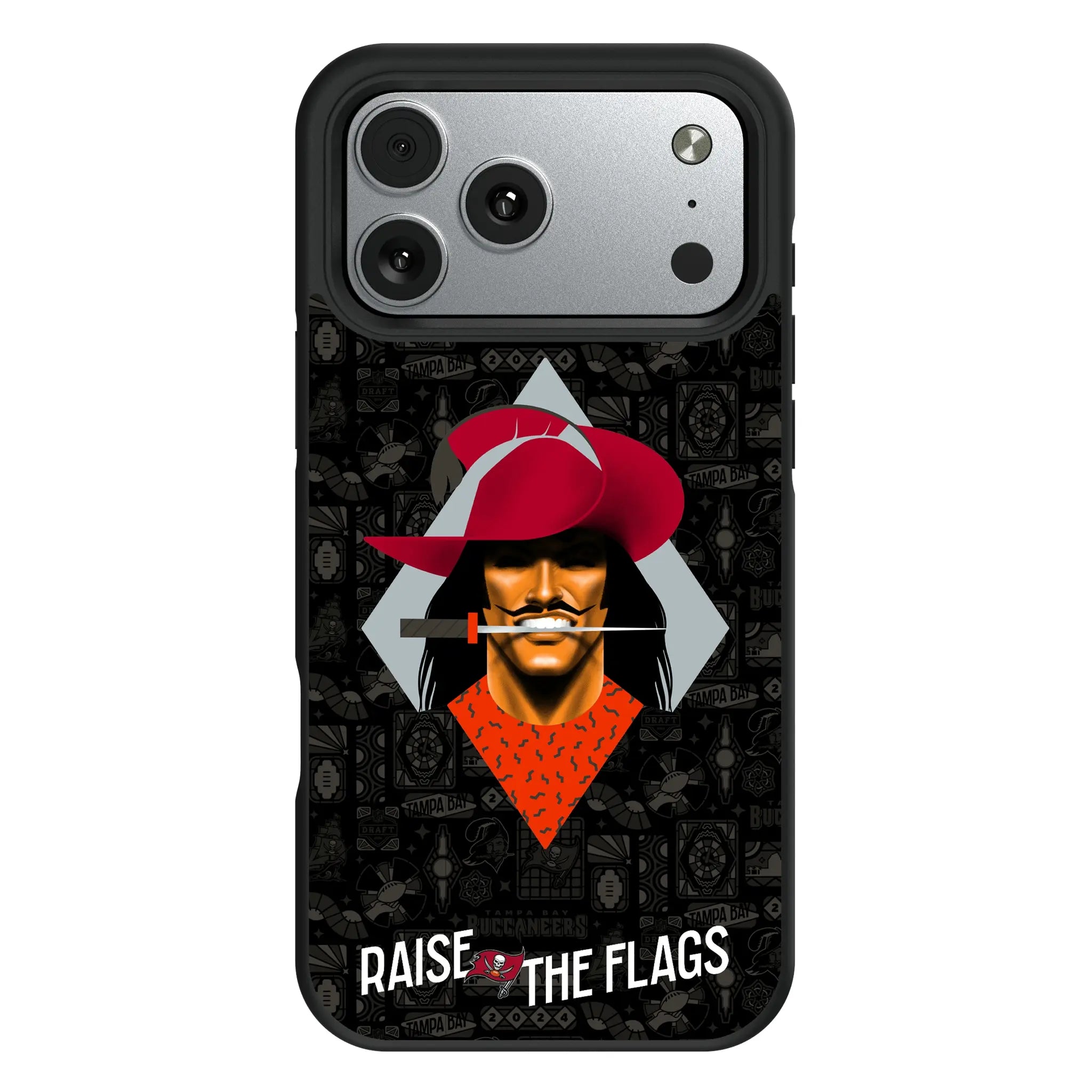 Tampa Bay Buccaneers Deco iPhone Bump Phone Case for Apple iPhone#Device_iPhone 17 Pro Max