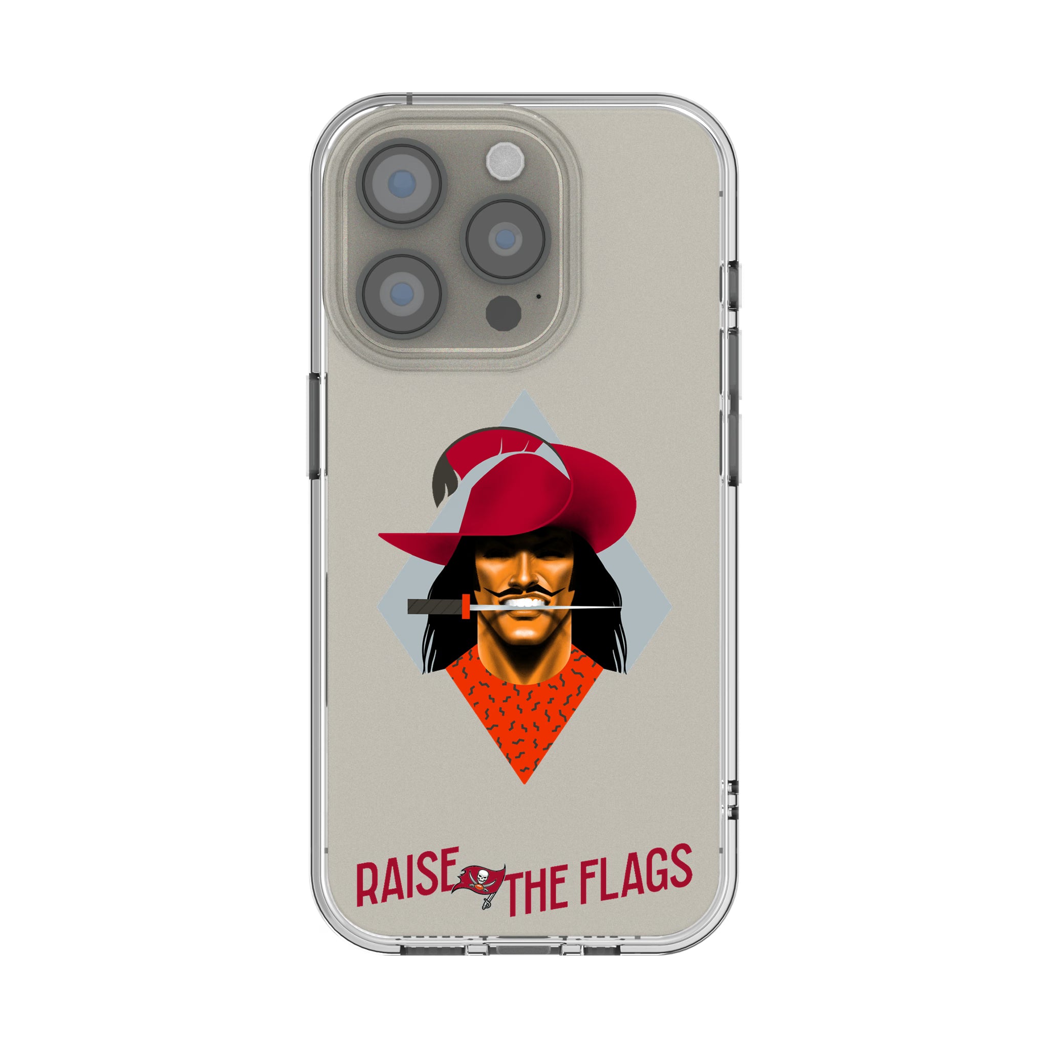 Tampa Bay Buccaneers Deco iPhone Clear Phone Case for Apple iPhone