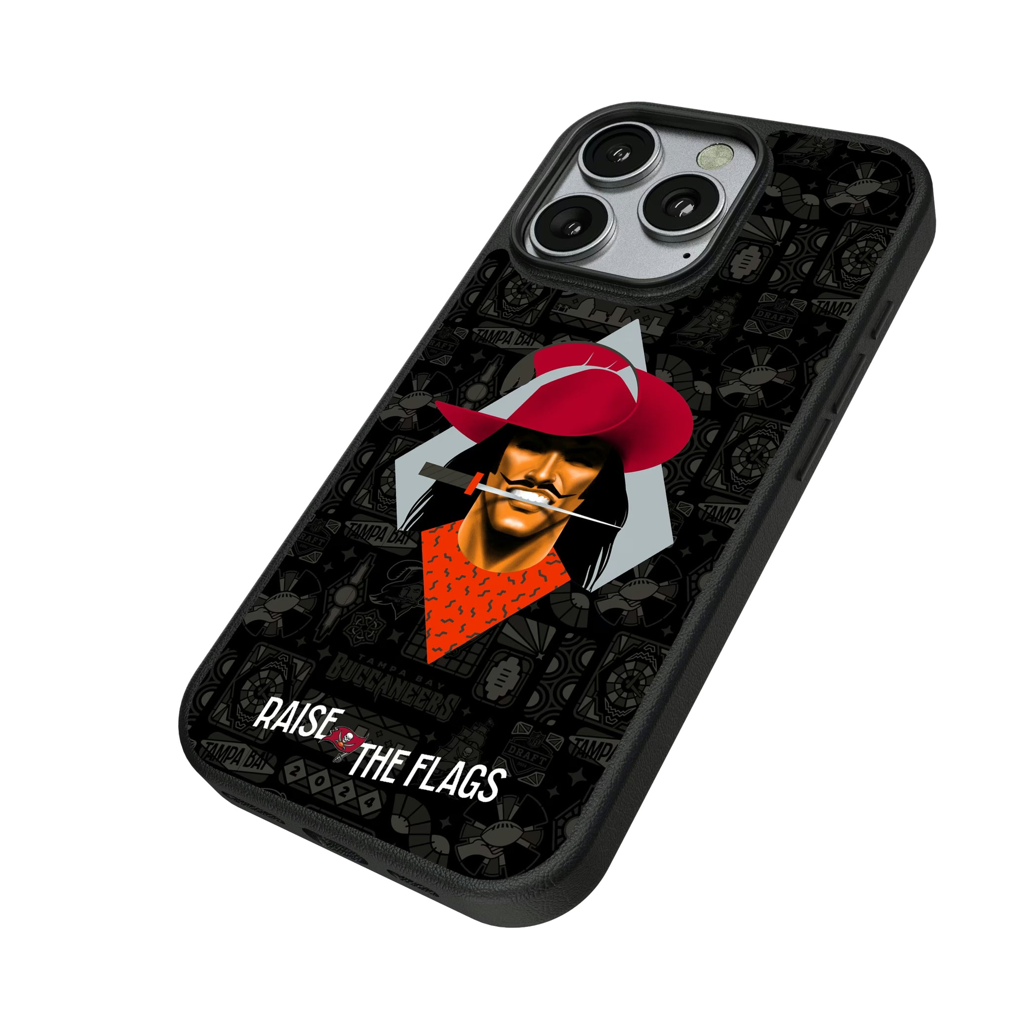 Tampa Bay Buccaneers Deco iPhone MagSafe Compatible Phone Case for Apple iPhone - Isometric View