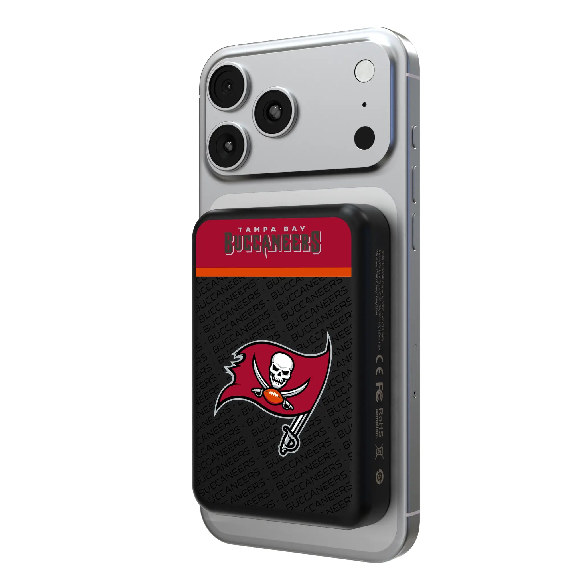 Tampa Bay Buccaneers Endzone Plus Wireless Mag Power Bank