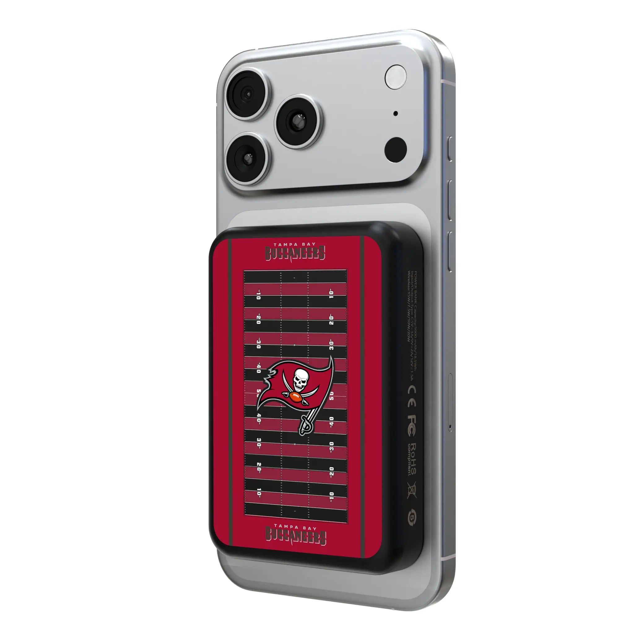 Tampa Bay Buccaneers Field Wireless Mag Power Bank