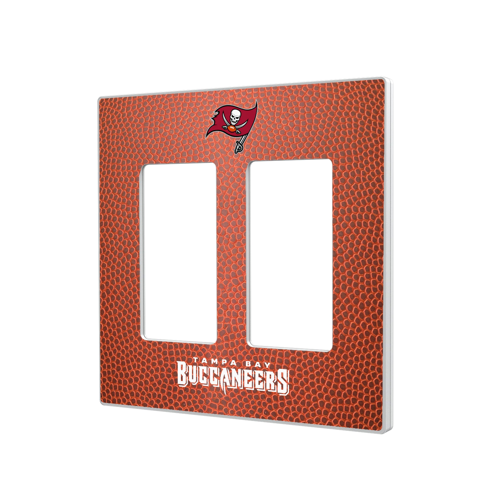 Tampa Bay Buccaneers Football Hidden-Screw Light Switch Plate#Style_Double Rocker