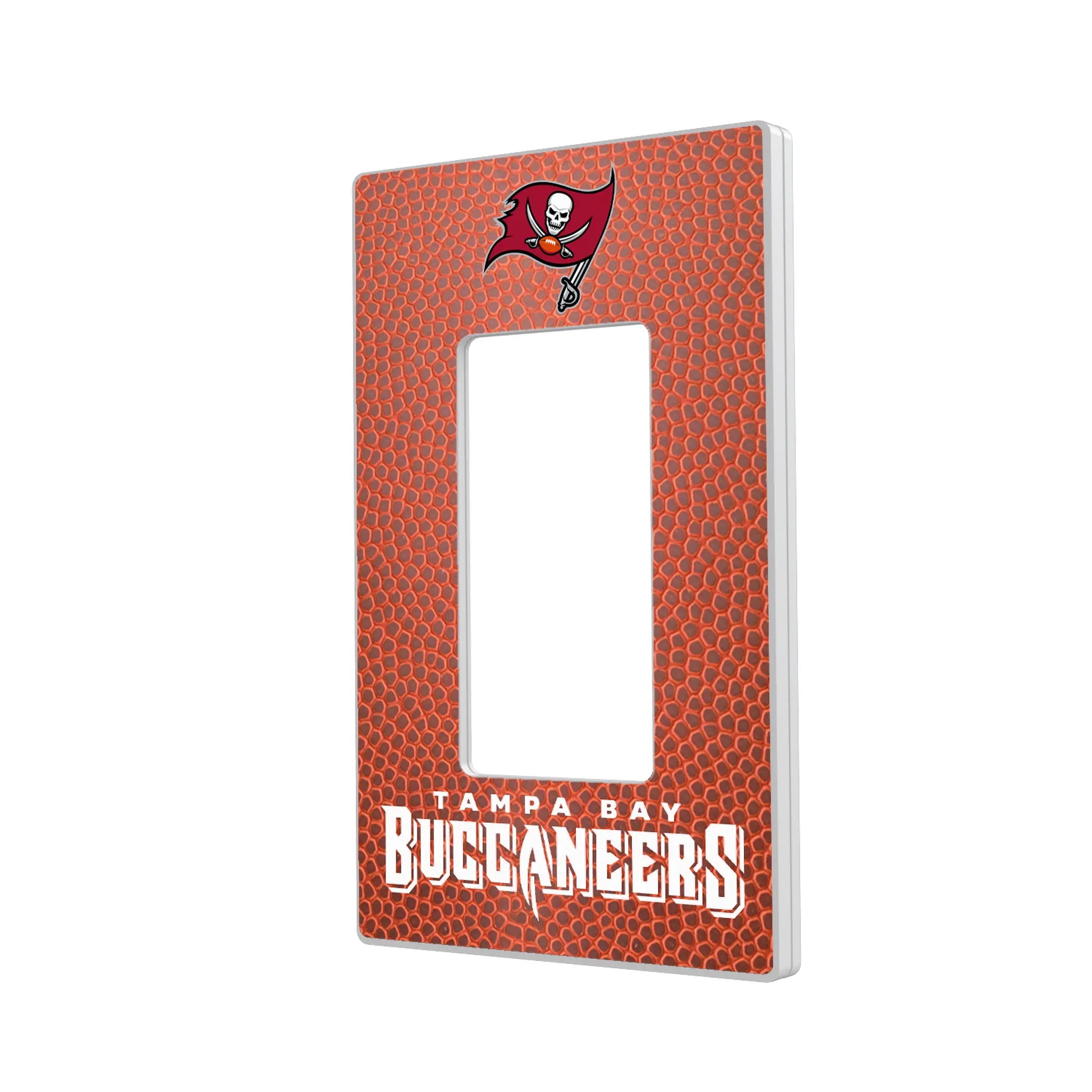 Tampa Bay Buccaneers Football Hidden-Screw Light Switch Plate#Style_Single Rocker