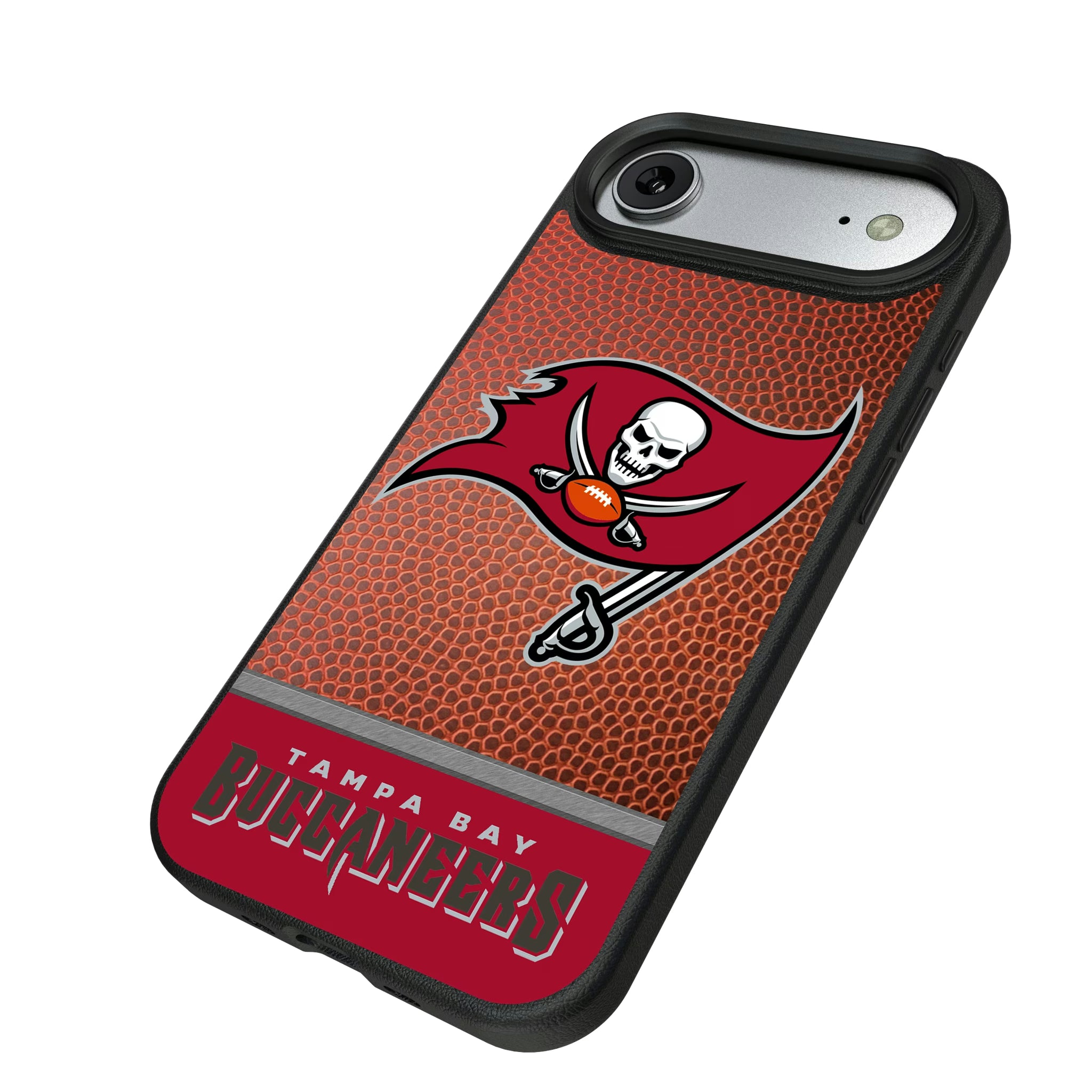Tampa Bay Buccaneers Football Wordmark iPhone MagSafe Compatible Phone Case for Apple iPhone - Isometric View#Device_iPhone Air