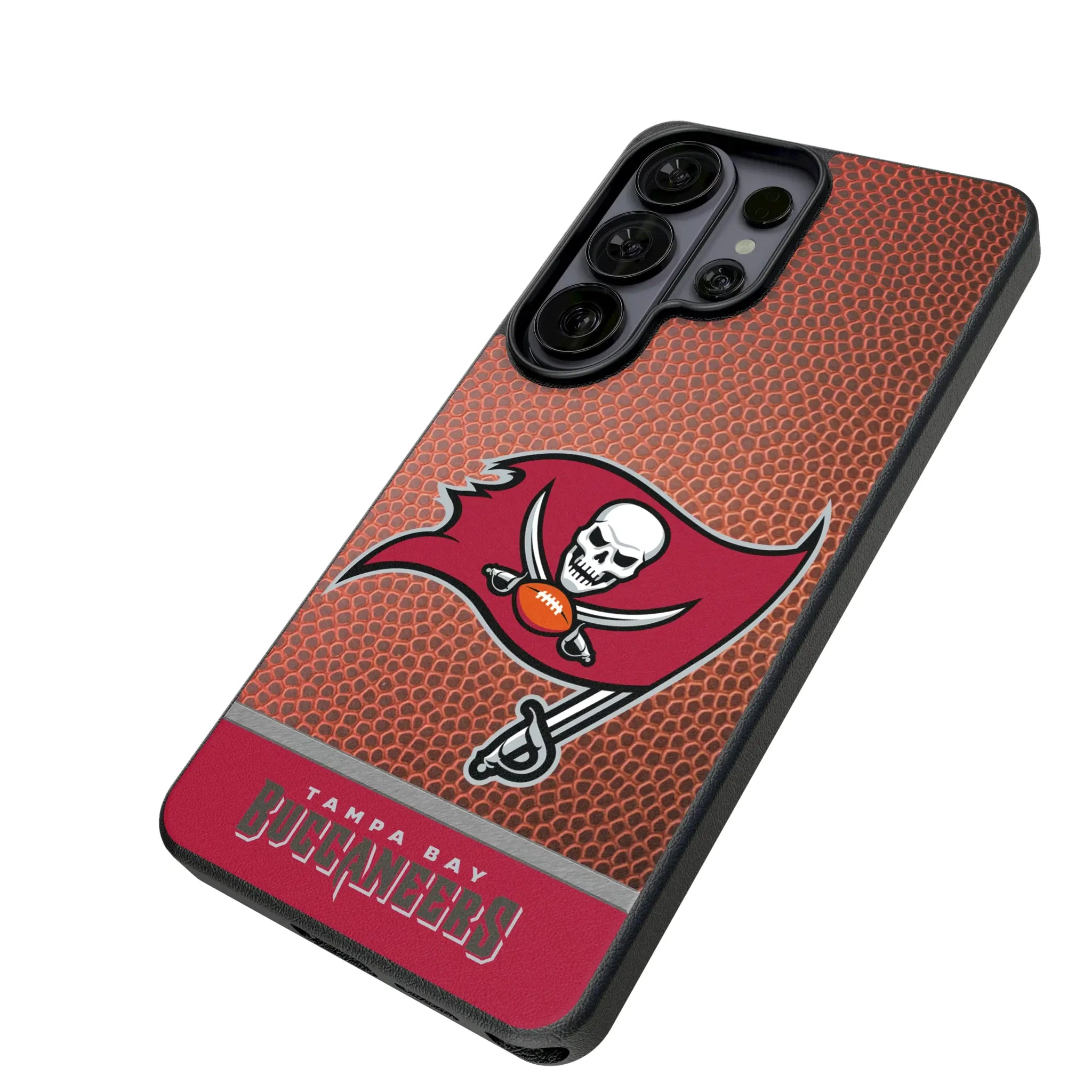 Tampa Bay Buccaneers Football Wordmark Galaxy MagSafe Compatible Phone Case for Samsung Galaxy - Isometric View#Device_Galaxy S26 Ultra