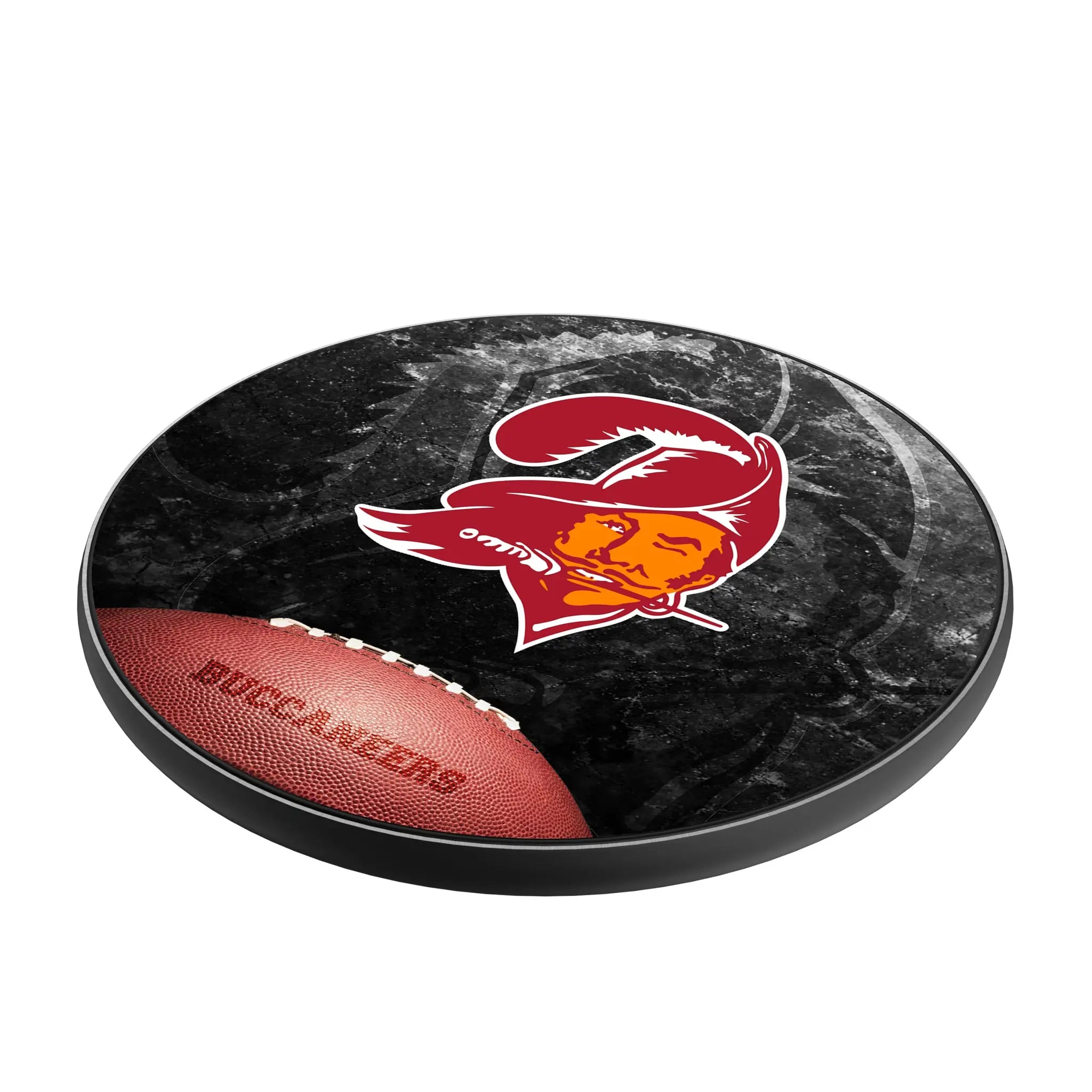 Tampa Bay Buccaneers Historic Collection Legendary 15-Watt Wireless Charger - Isometric View