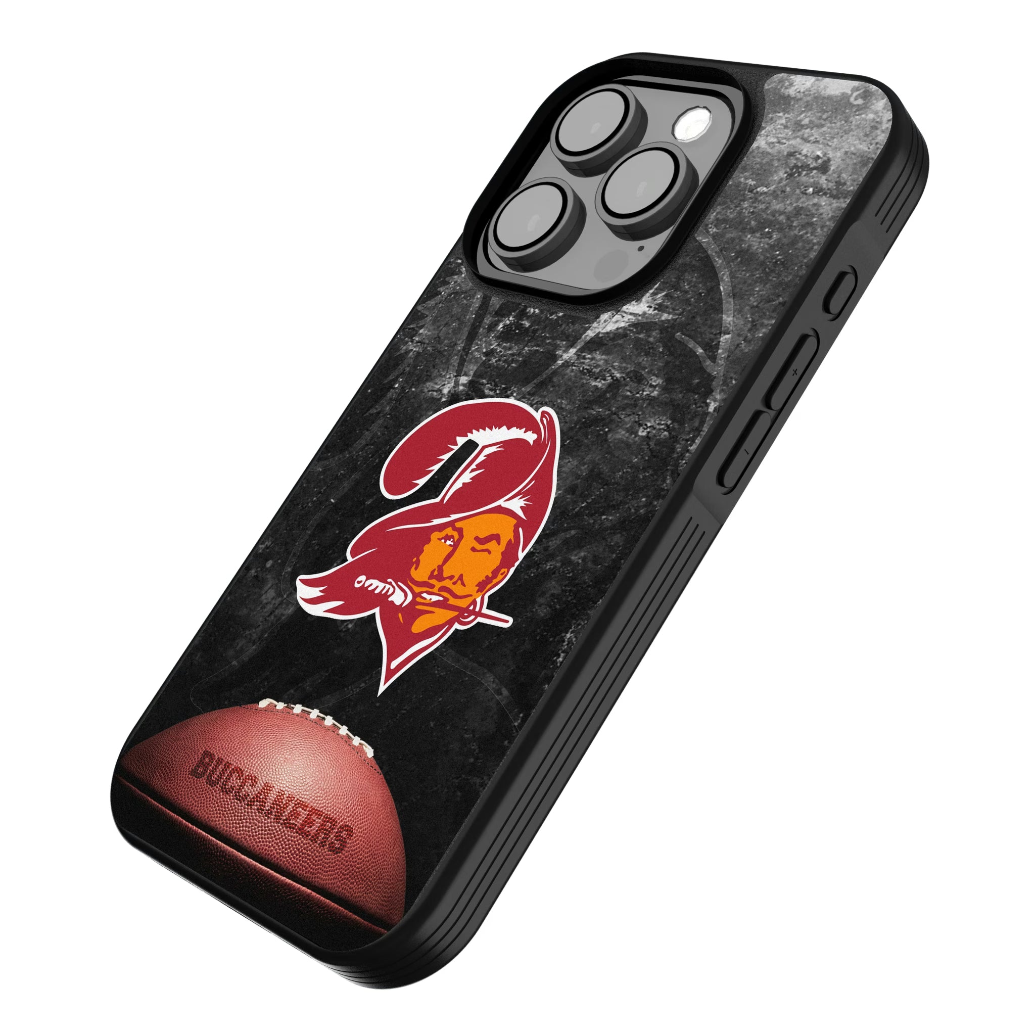 Tampa Bay Buccaneers Historic Collection Legendary iPhone Bump Phone Case for Apple iPhone - Isometric View