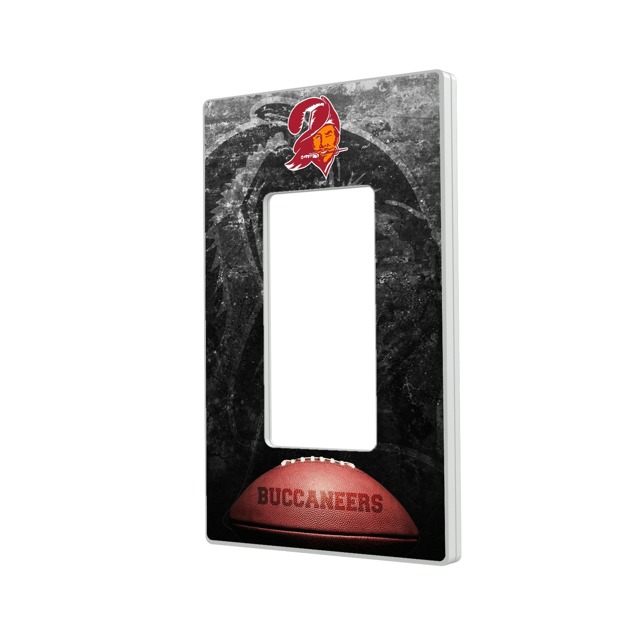 Tampa Bay Buccaneers Historic Collection Legendary Hidden-Screw Light Switch Plate#Style_Single Rocker