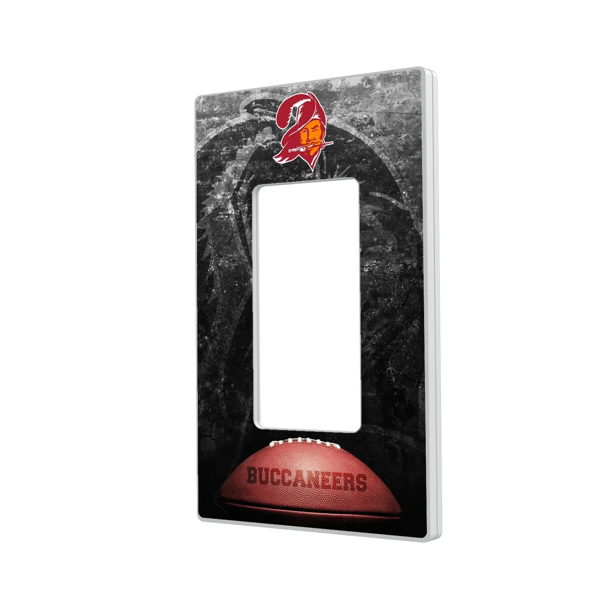 Tampa Bay Buccaneers Historic Collection Legendary Hidden-Screw Light Switch Plate#Style_Single Rocker