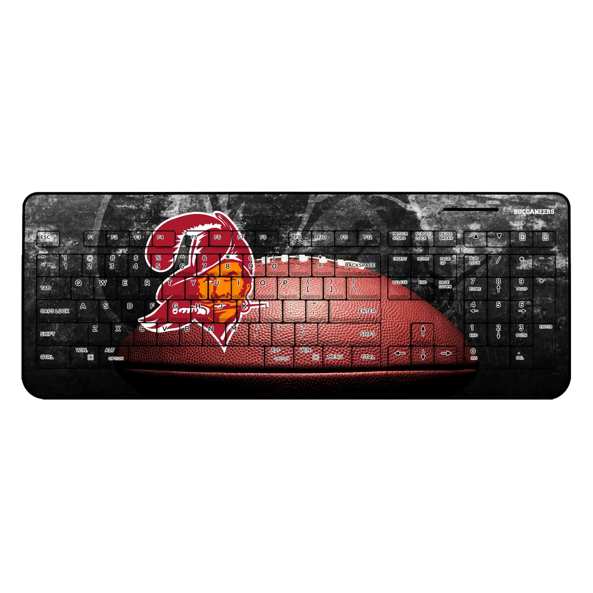 Tampa Bay Buccaneers Historic Collection Legendary Wireless USB Keyboard