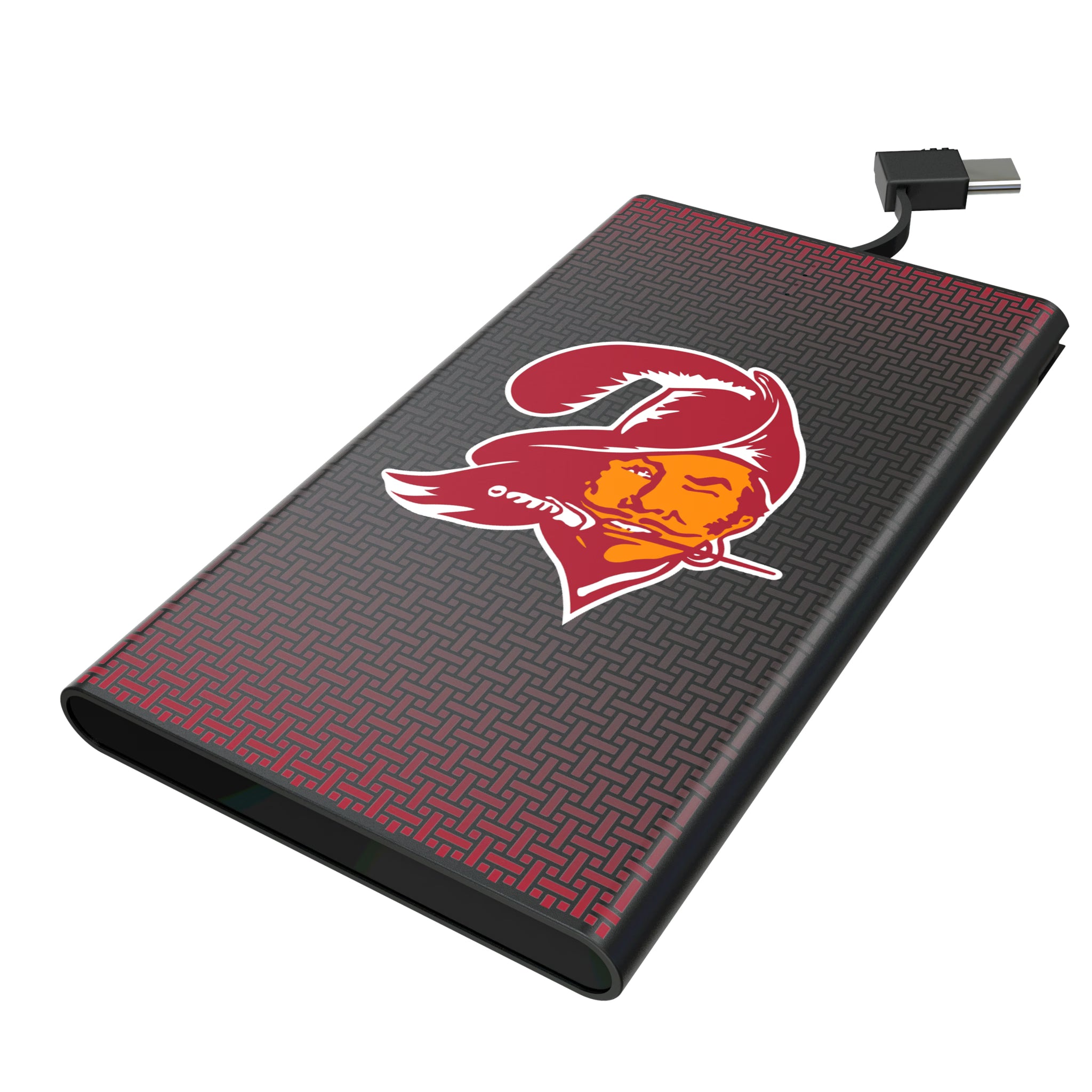 Tampa Bay Buccaneers Historic Collection Linen 5000mAh Flat Powerbank