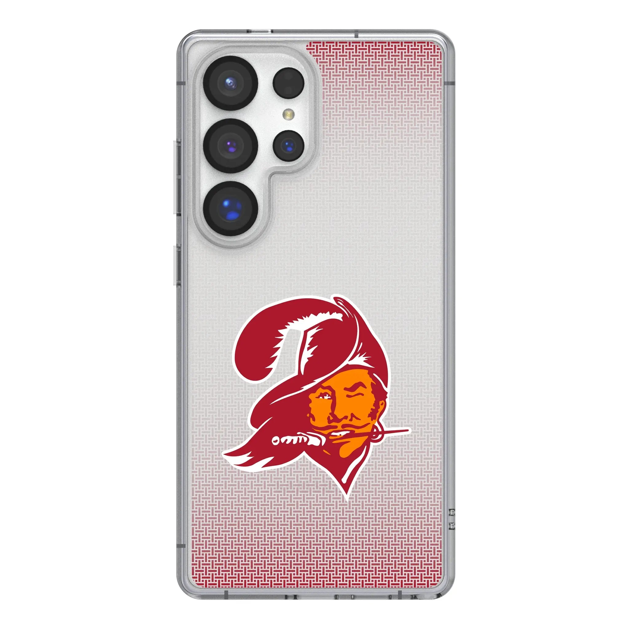Tampa Bay Buccaneers Historic Collection Linen Galaxy Clear Phone Case for Samsung Galaxy#Device_Galaxy S25 Ultra