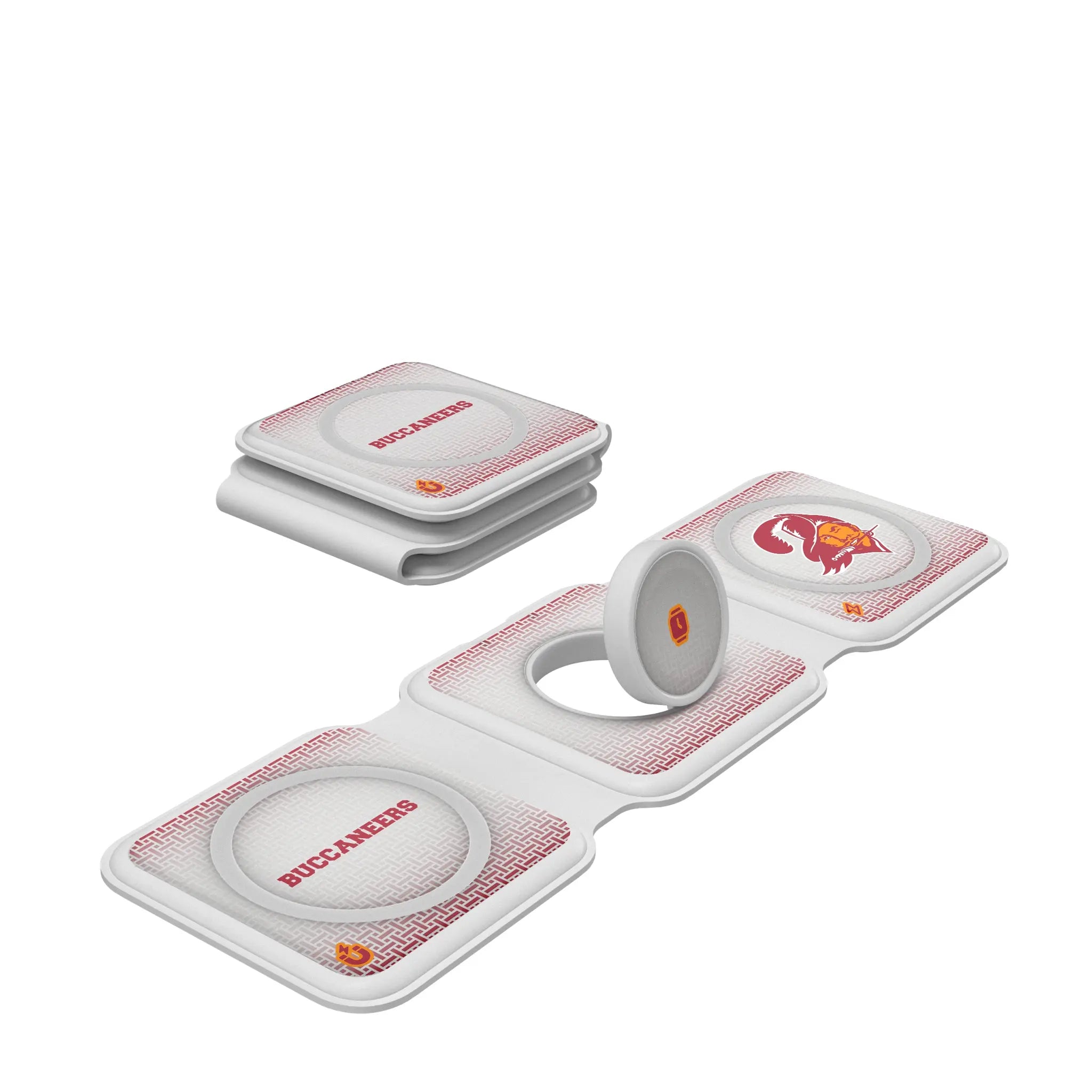 Tampa Bay Buccaneers Historic Collection Linen Foldable 3 in 1 Charger
