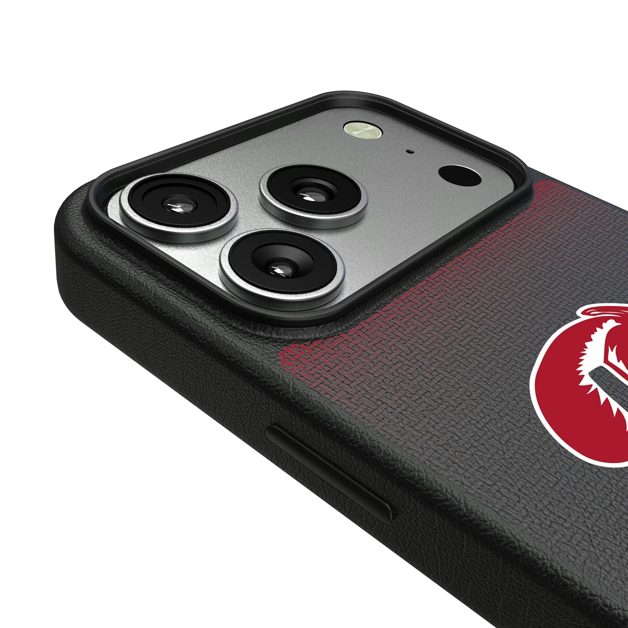 Tampa Bay Buccaneers Historic Collection Linen iPhone MagSafe Compatible Phone Case for Apple iPhone - Detail#Device_iPhone 17 Pro